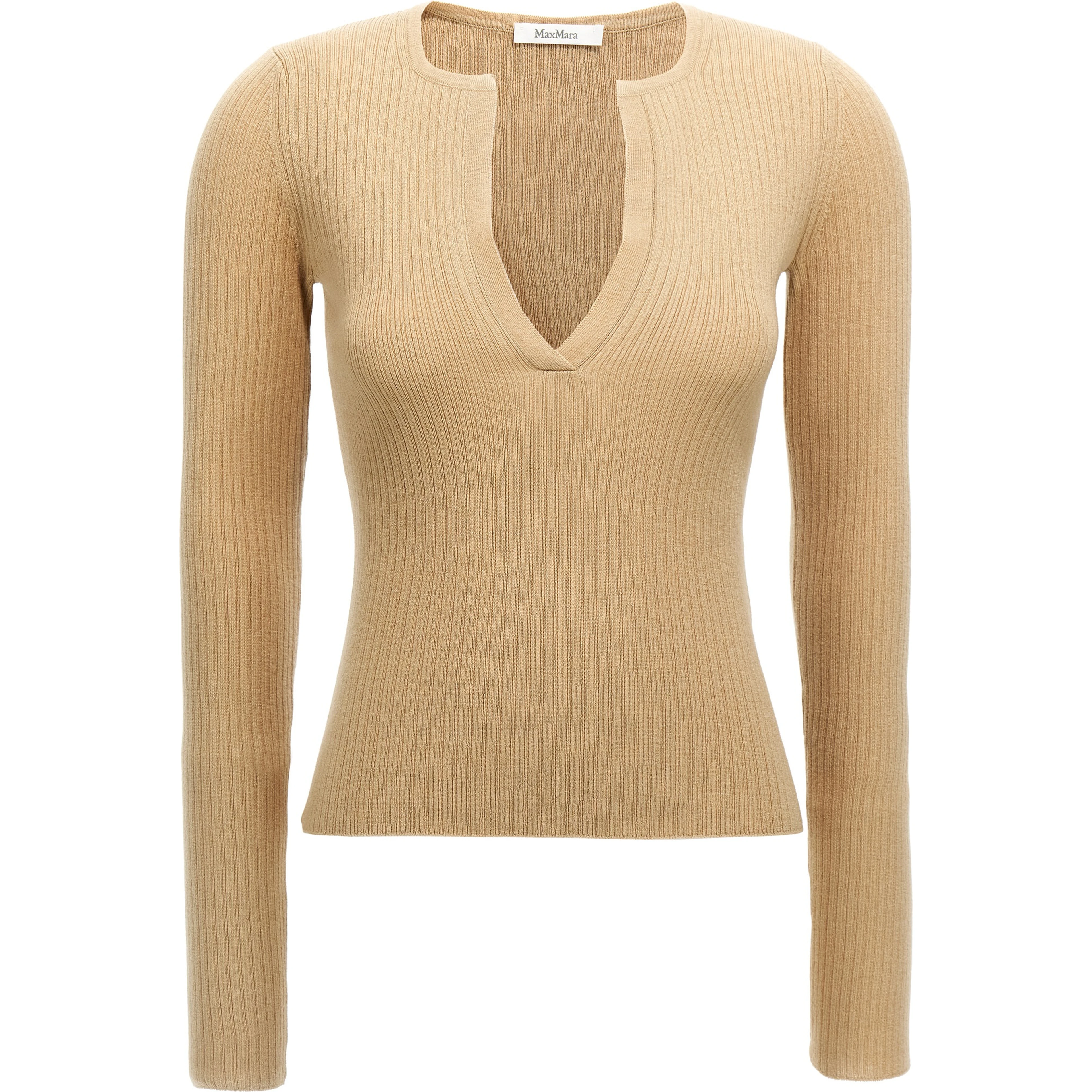 Beige Silk Cardigan