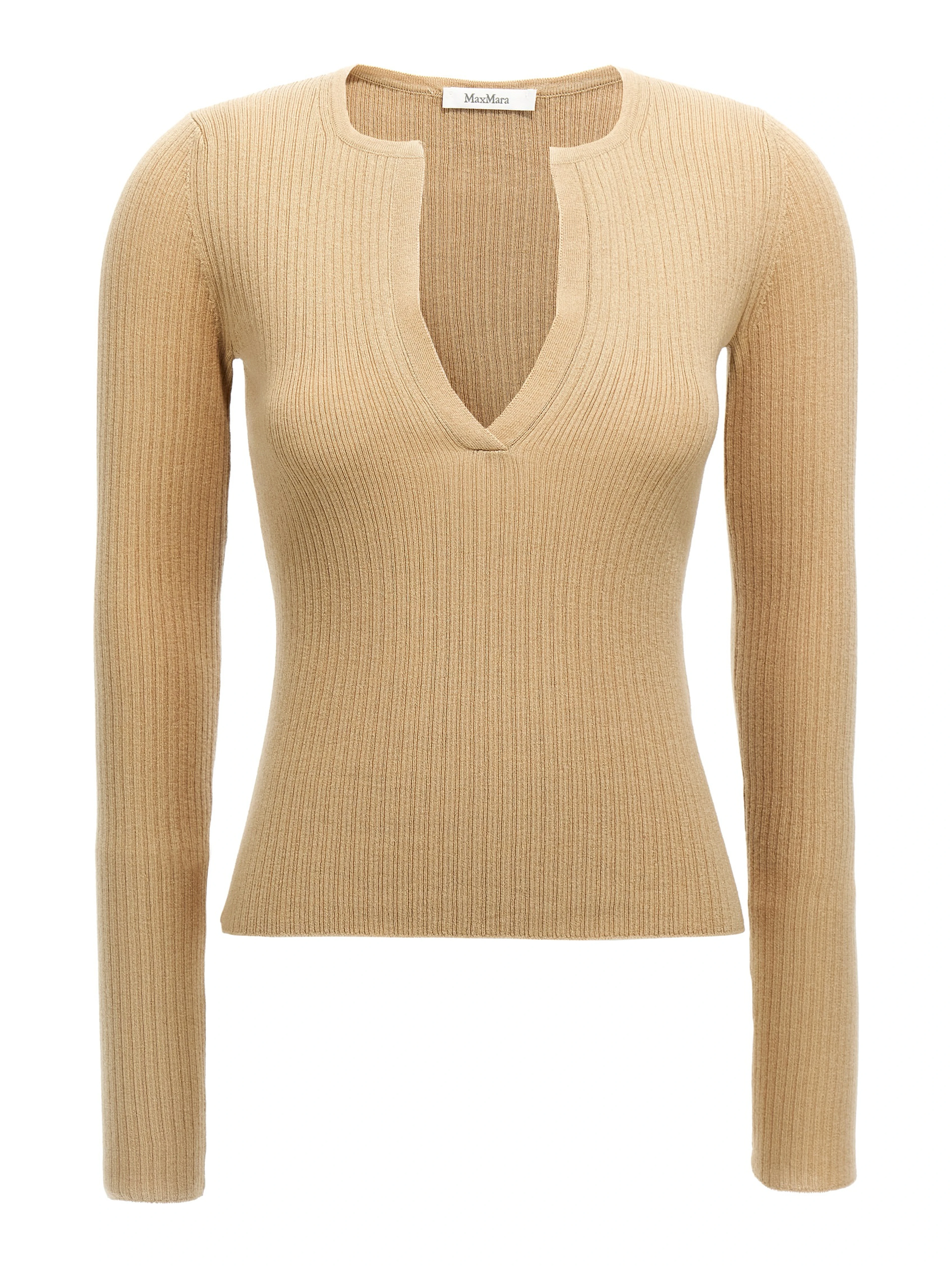 Beige Silk Cardigan