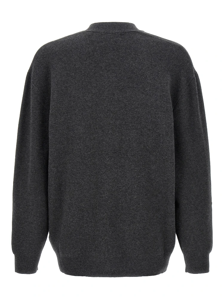 Gray Cotton Cardigan alternative