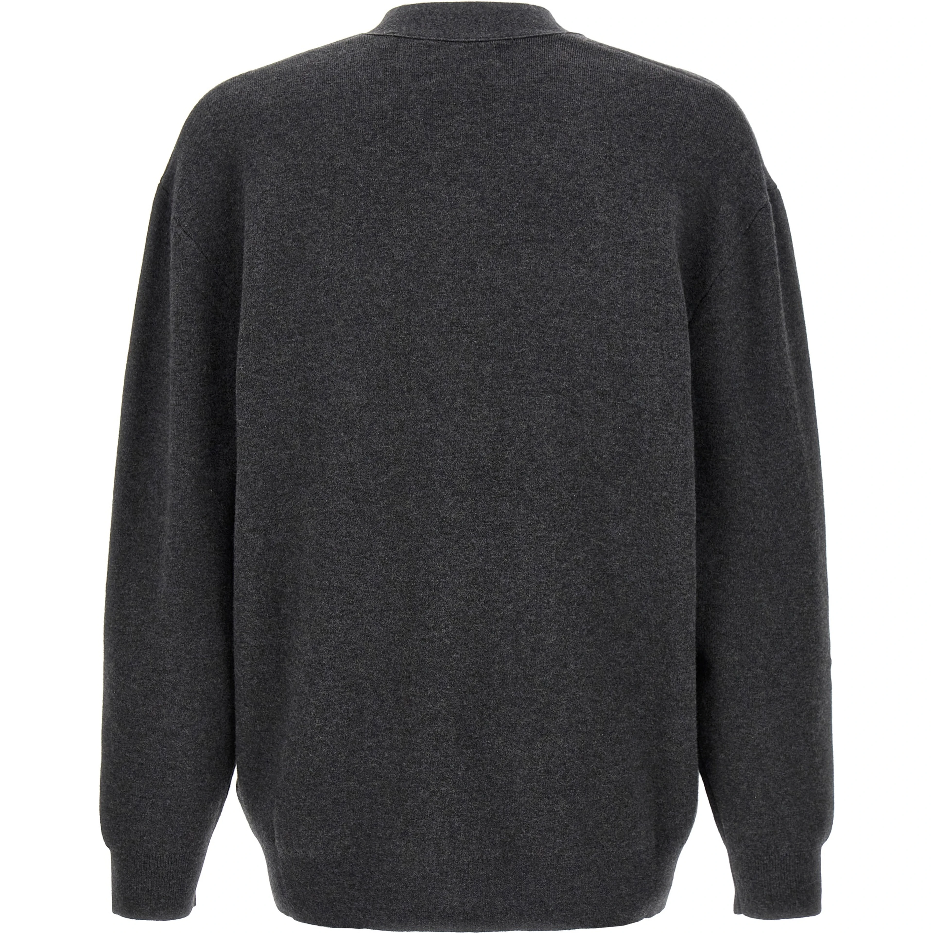 Gray Cotton Cardigan