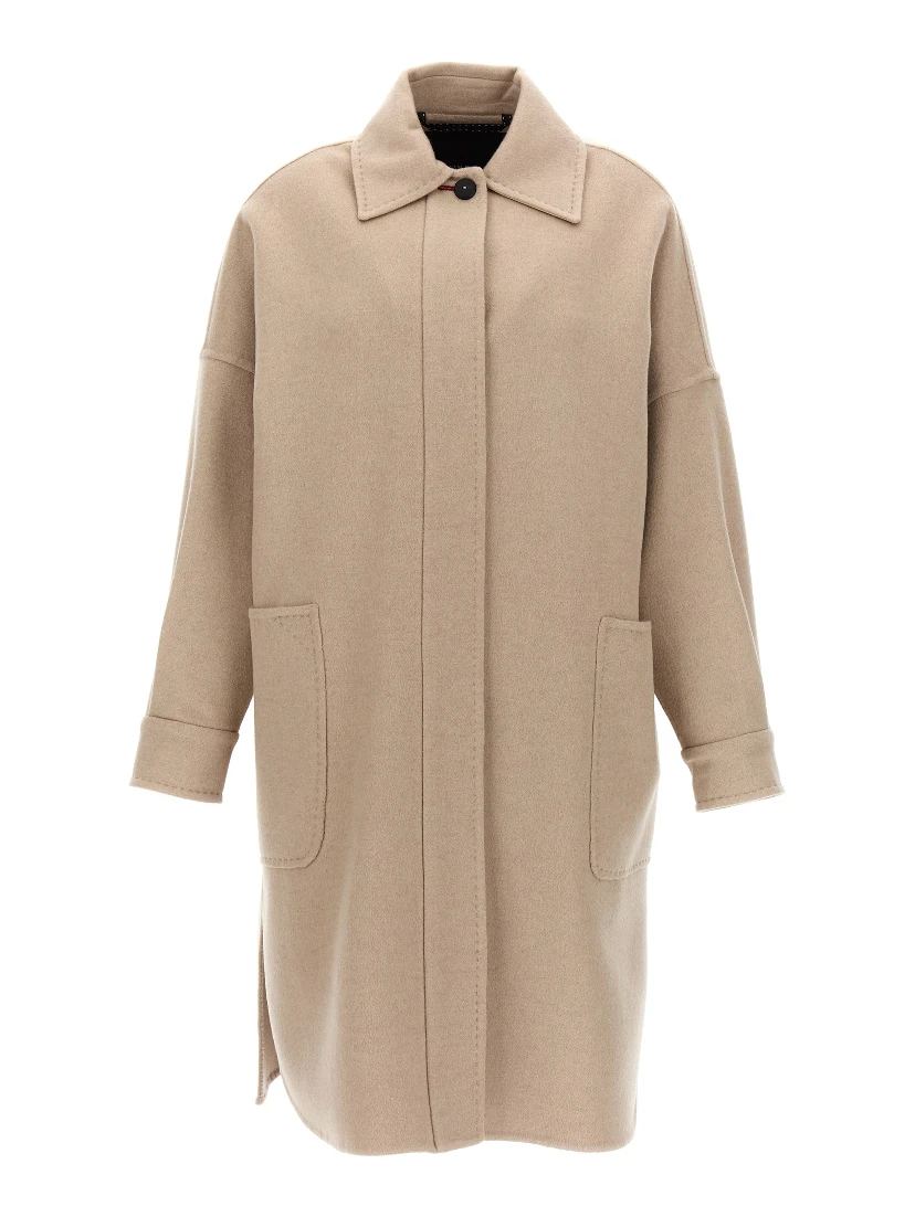 Beige Cashmere Coat