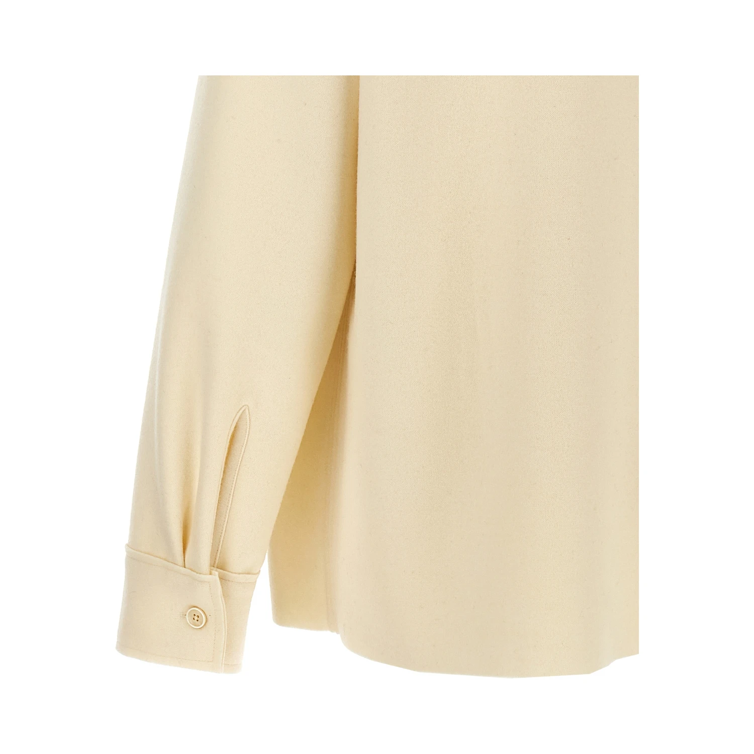 White Wool Blouse