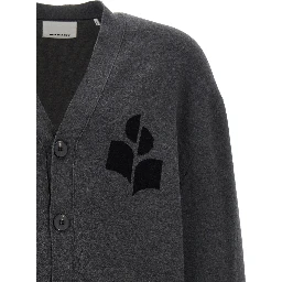 Gray Cotton Cardigan