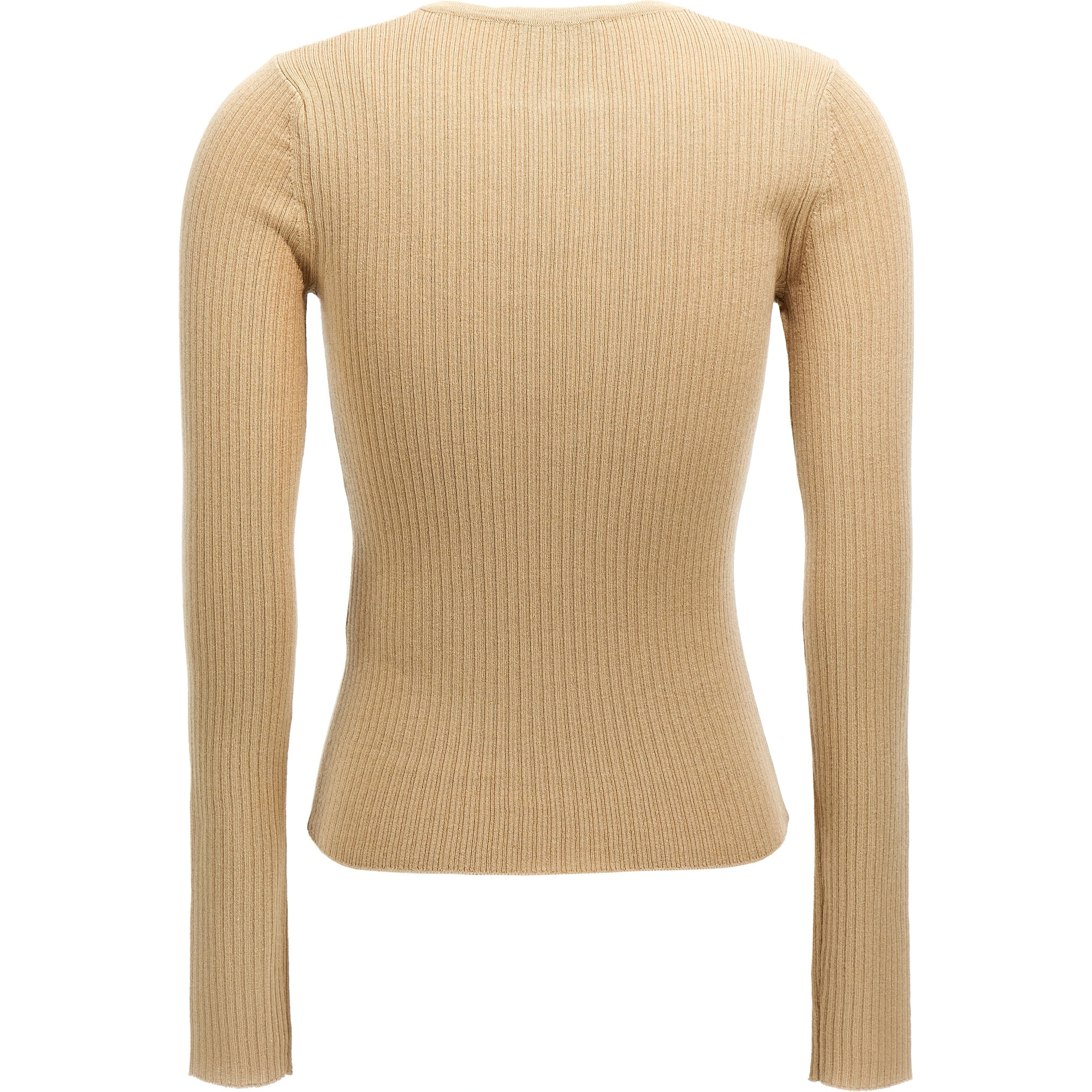 Beige Silk Cardigan