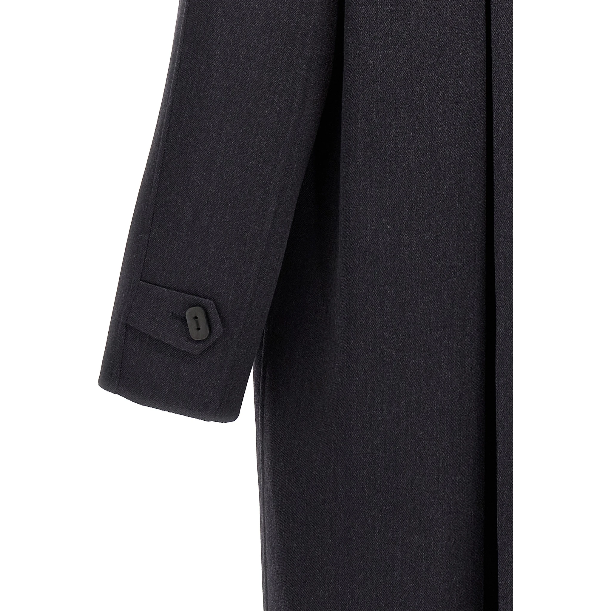 Blue Virgin Wool Coat