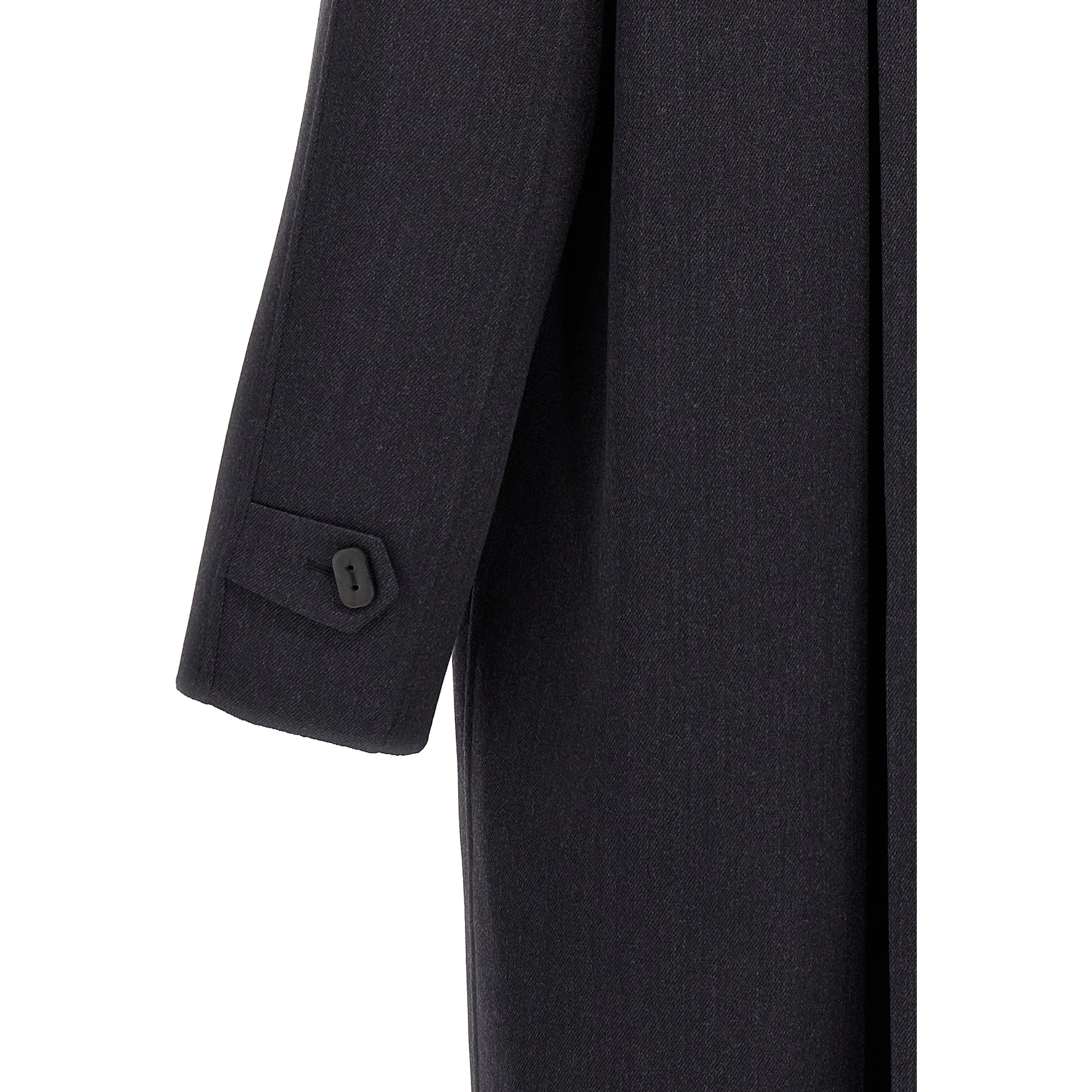 Blue Virgin Wool Coat