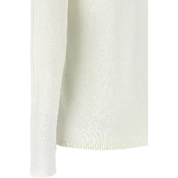 White Virgin Wool Cardigan