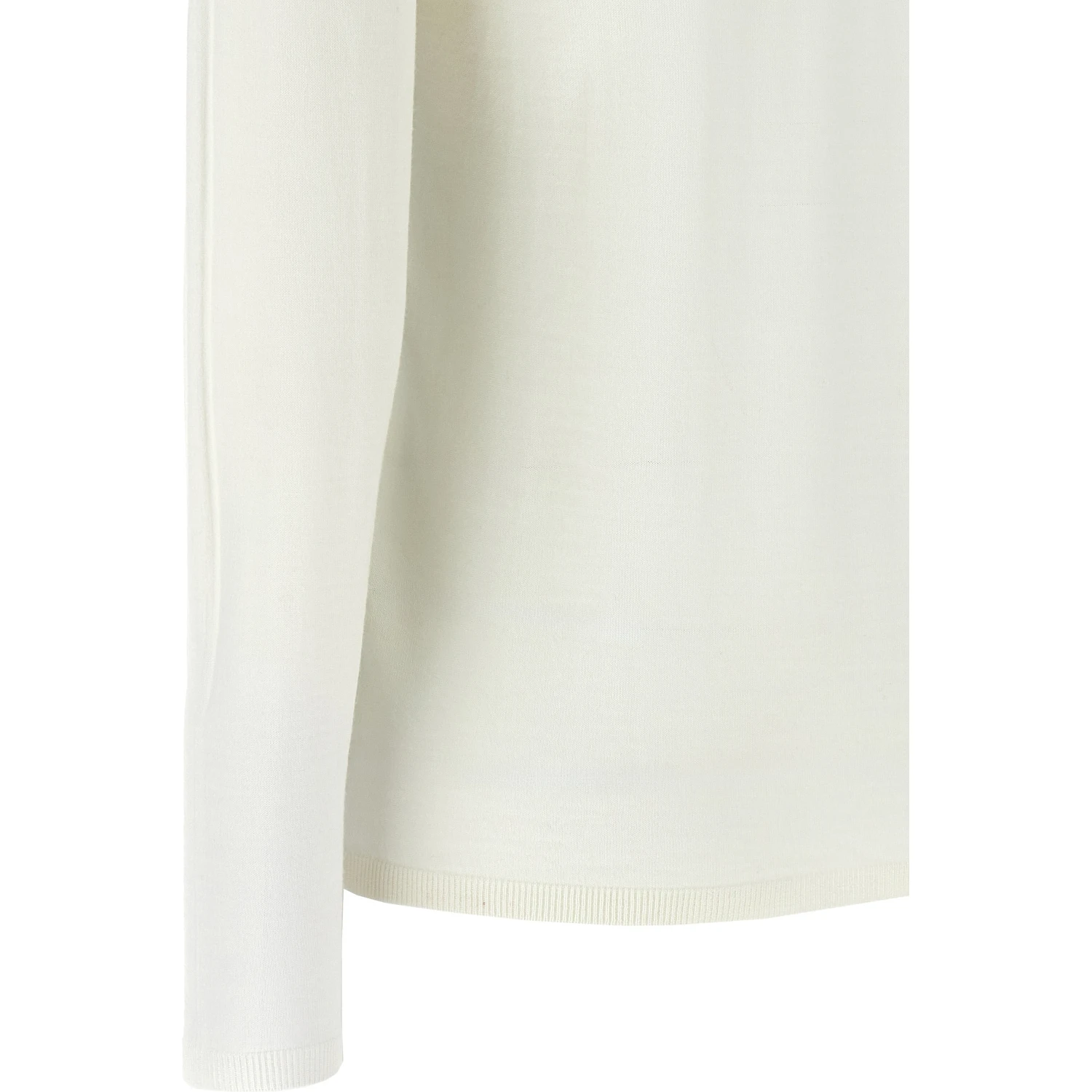 White Virgin Wool Cardigan