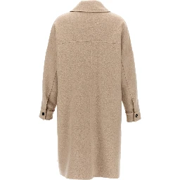 Beige Cashmere Coat