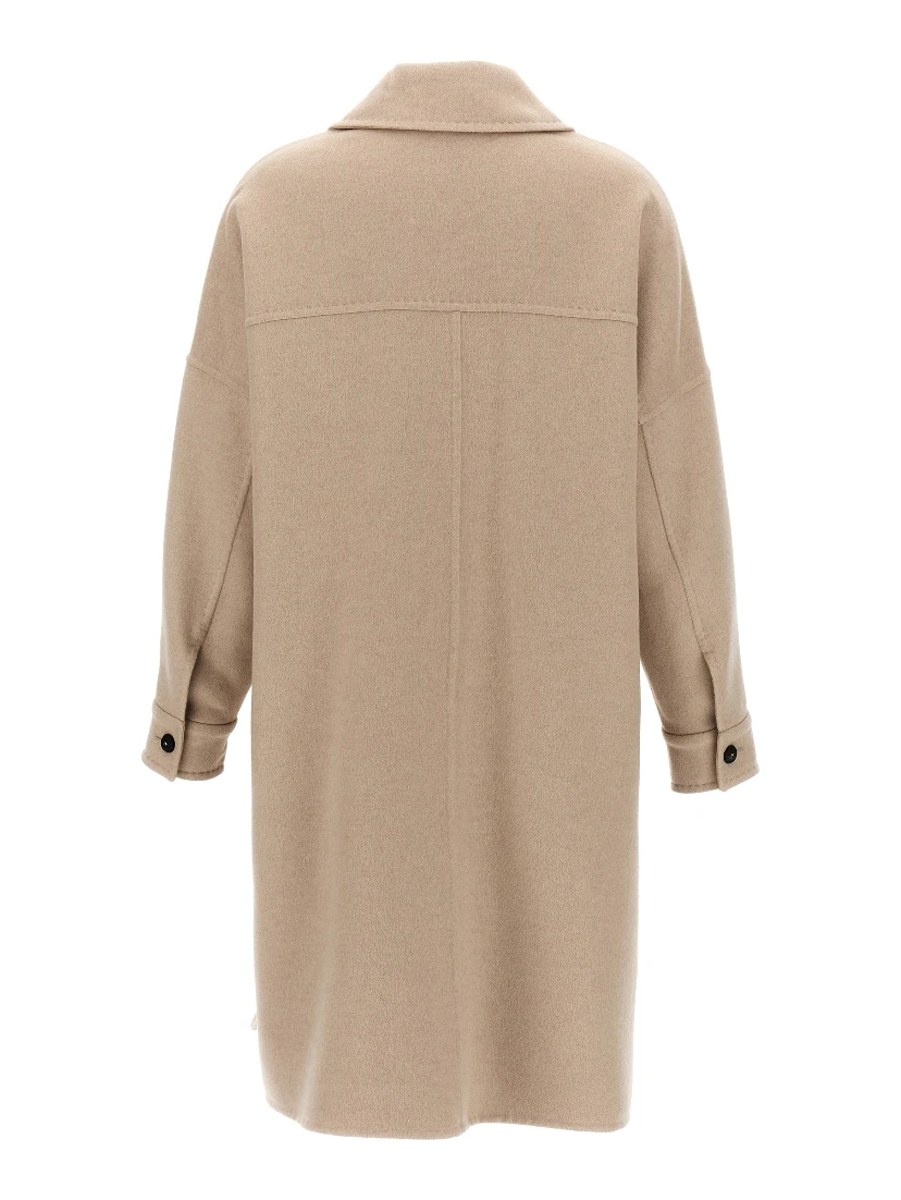 Beige Cashmere Coat