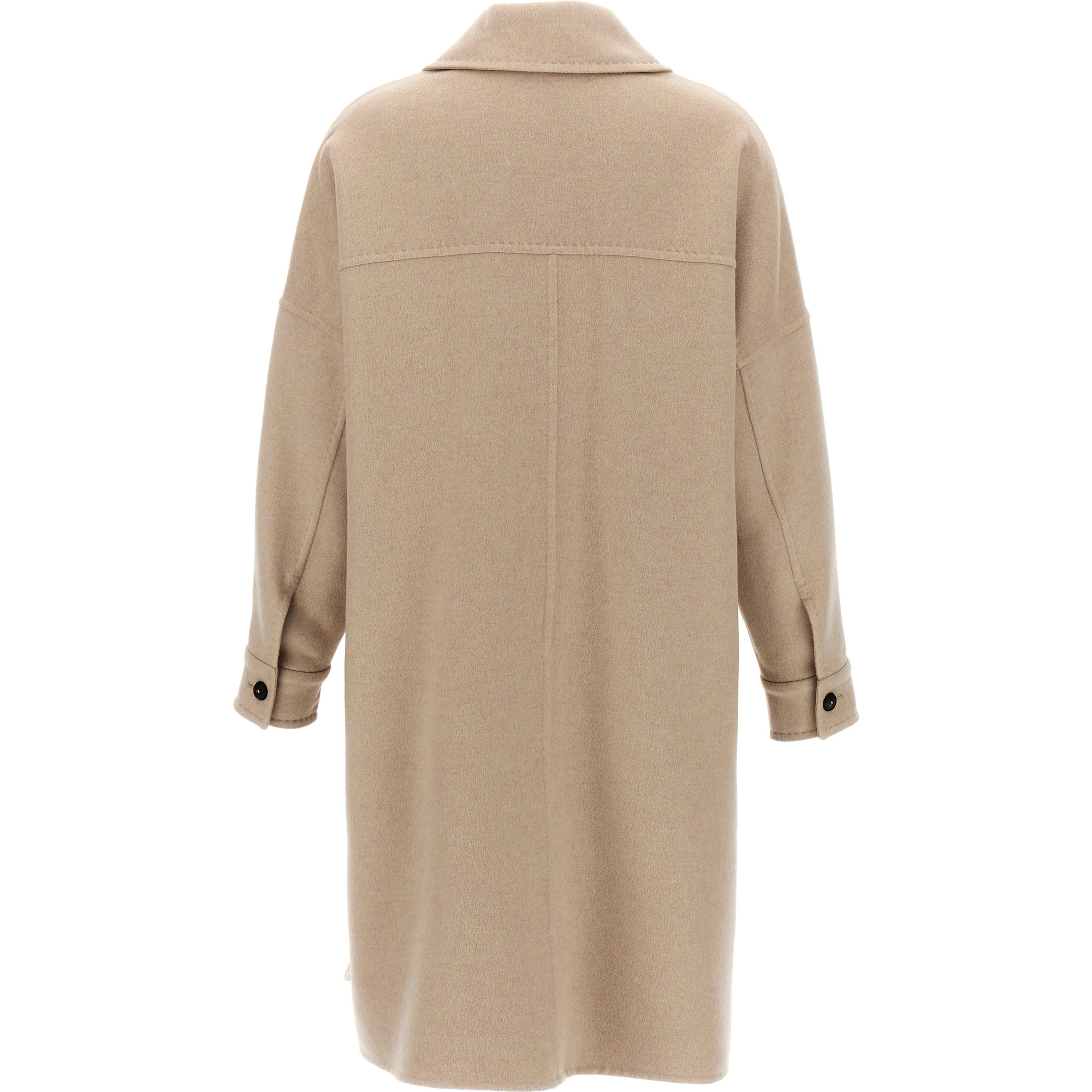 Beige Cashmere Coat