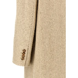 Beige Virgin Wool Coat
