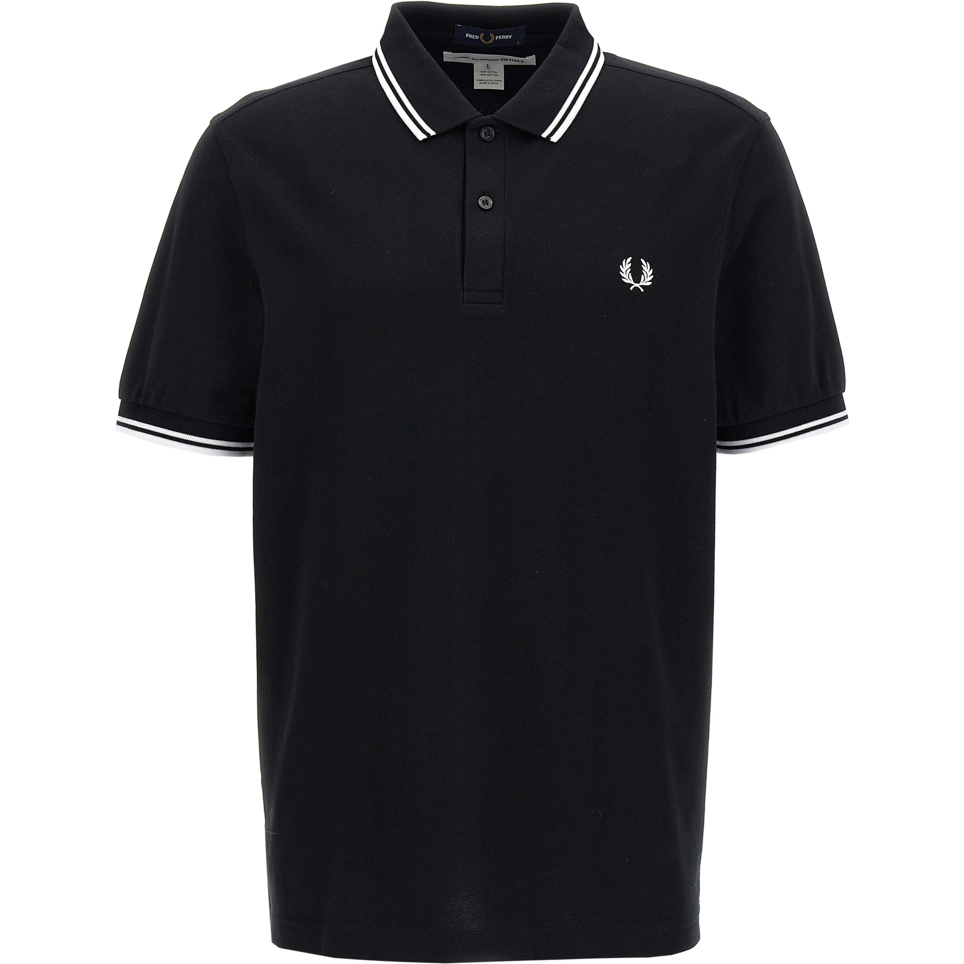 Bicolor Cotton Polo Shirt