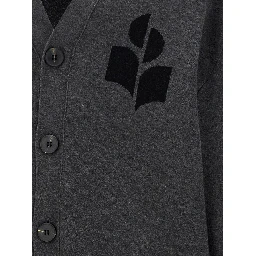 Gray Cotton Cardigan