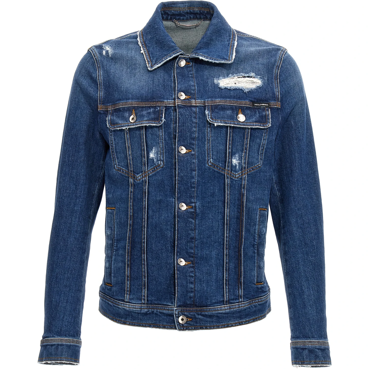 Blue Cotton Denim Jacket