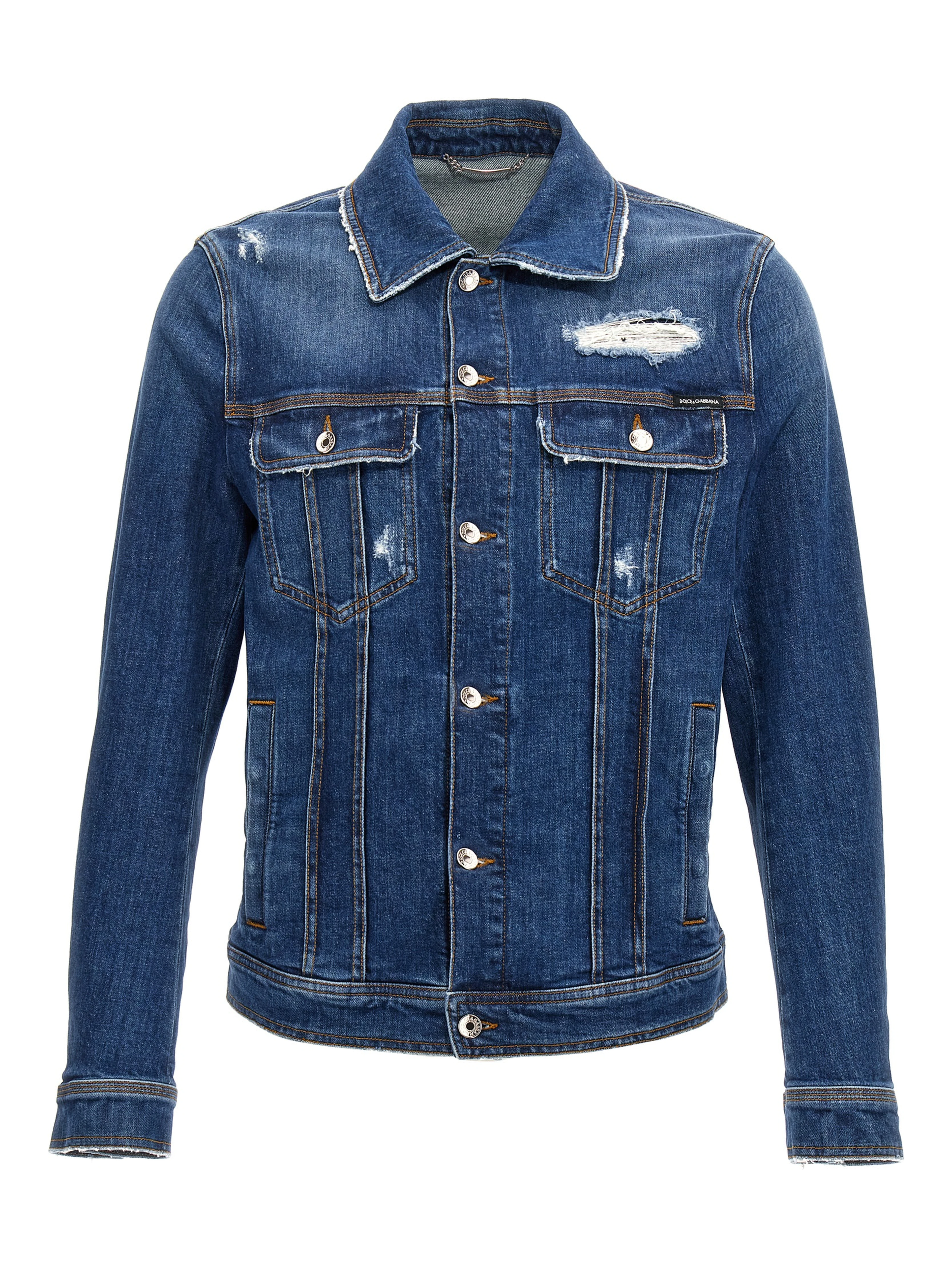 Blue Cotton Denim Jacket