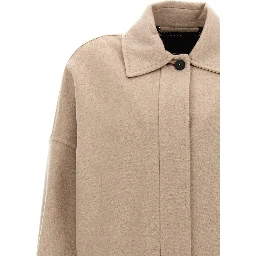 Beige Cashmere Coat