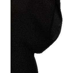 Black Triacetate Short Dress
