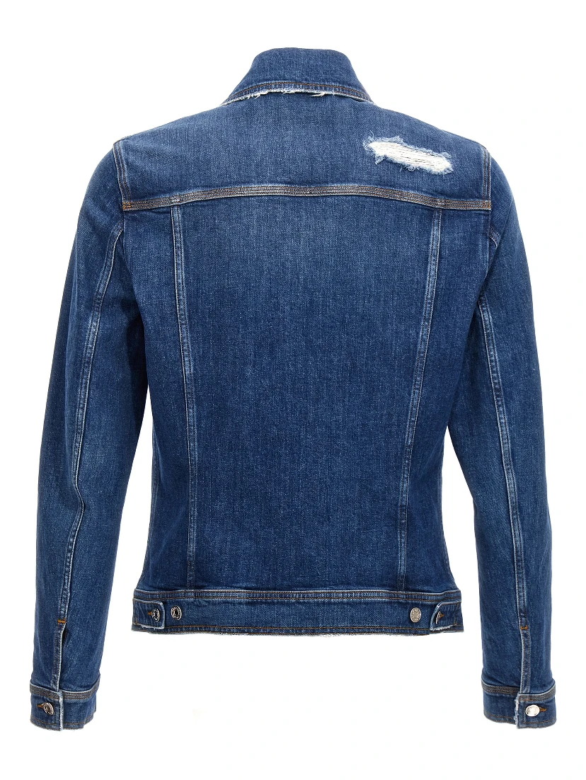 Blue Cotton Denim Jacket