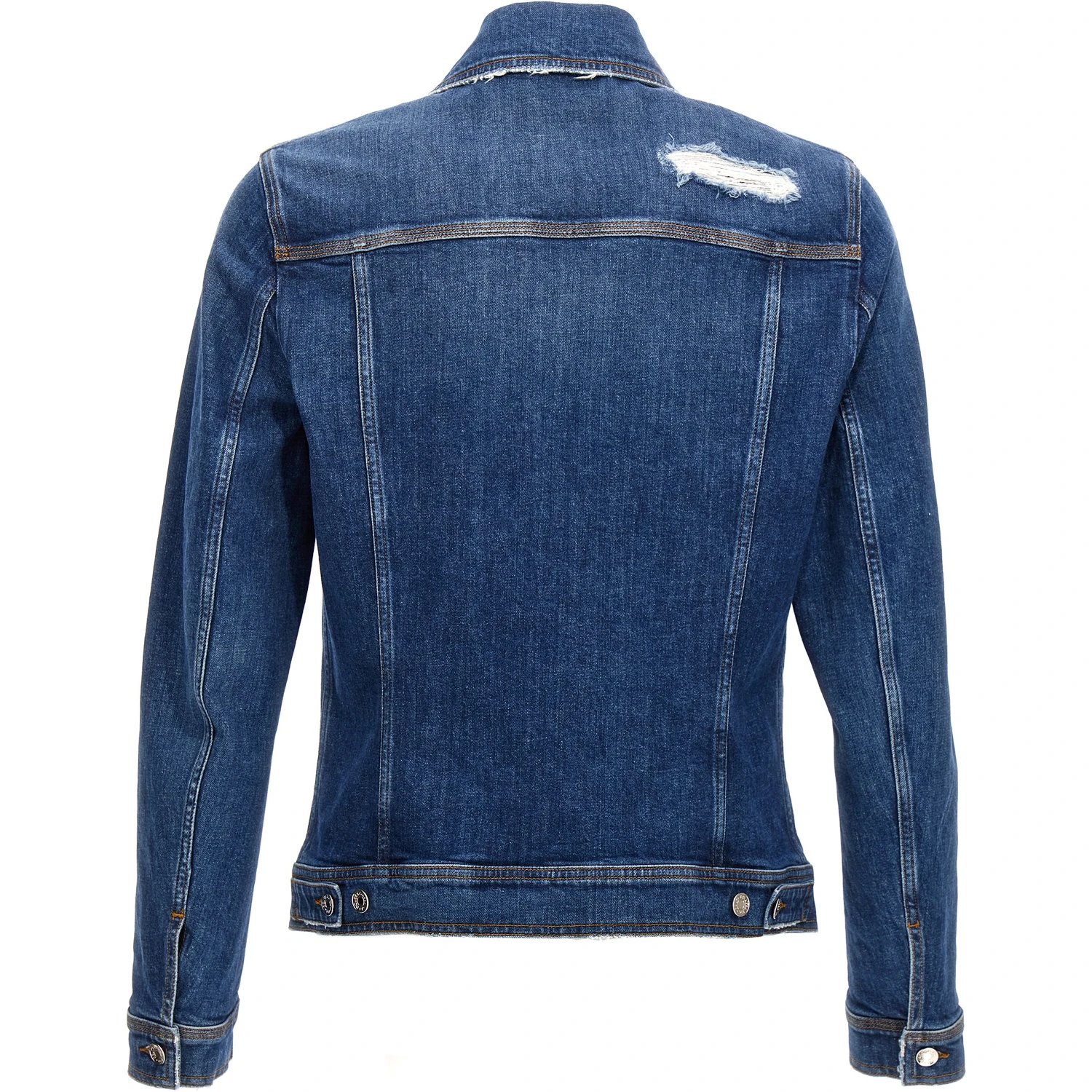 Blue Cotton Denim Jacket