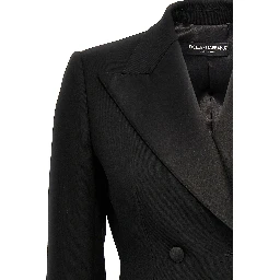 Black Virgin Wool Blazer