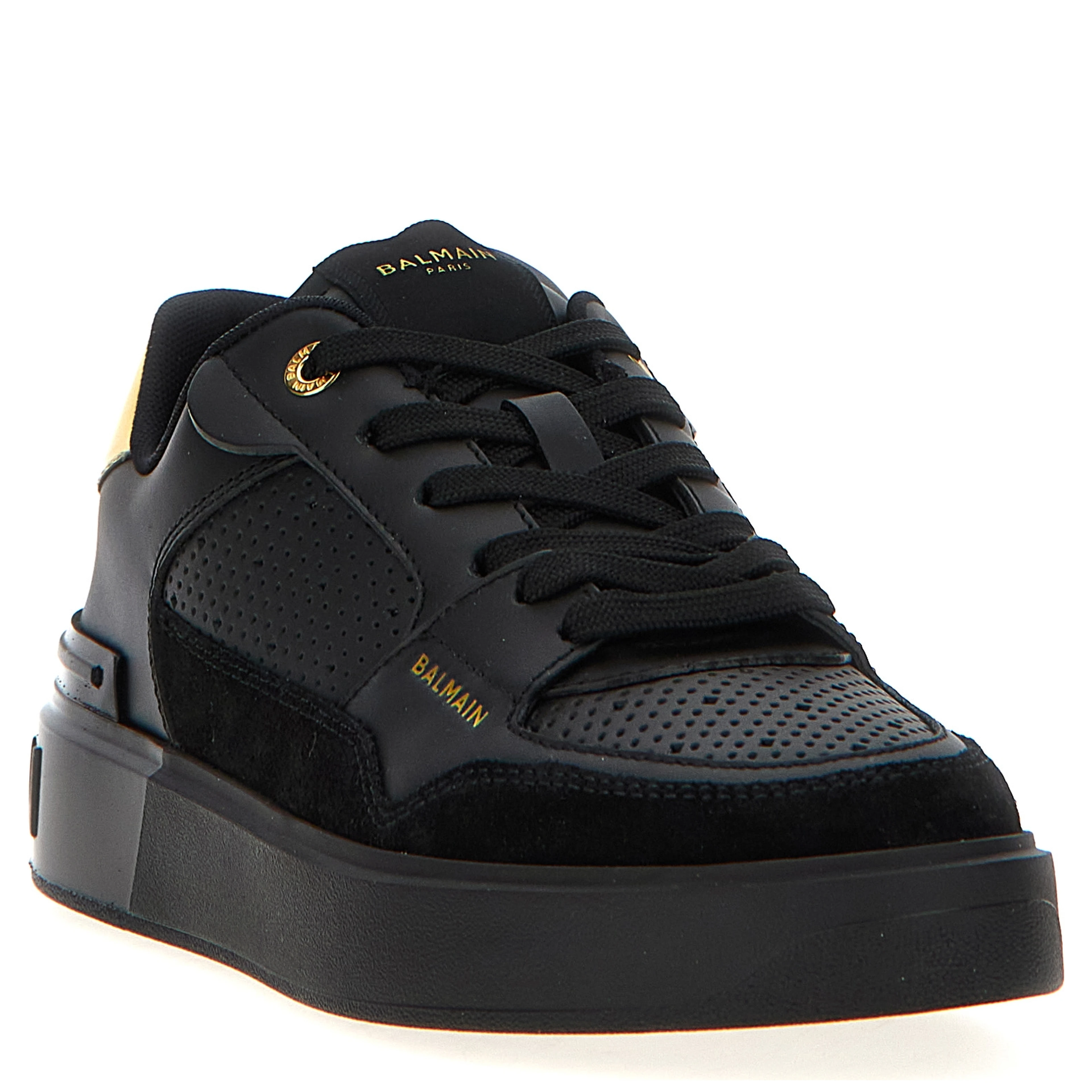 Black Calfskin Sneakers