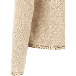 Beige Cashmere Cardigan