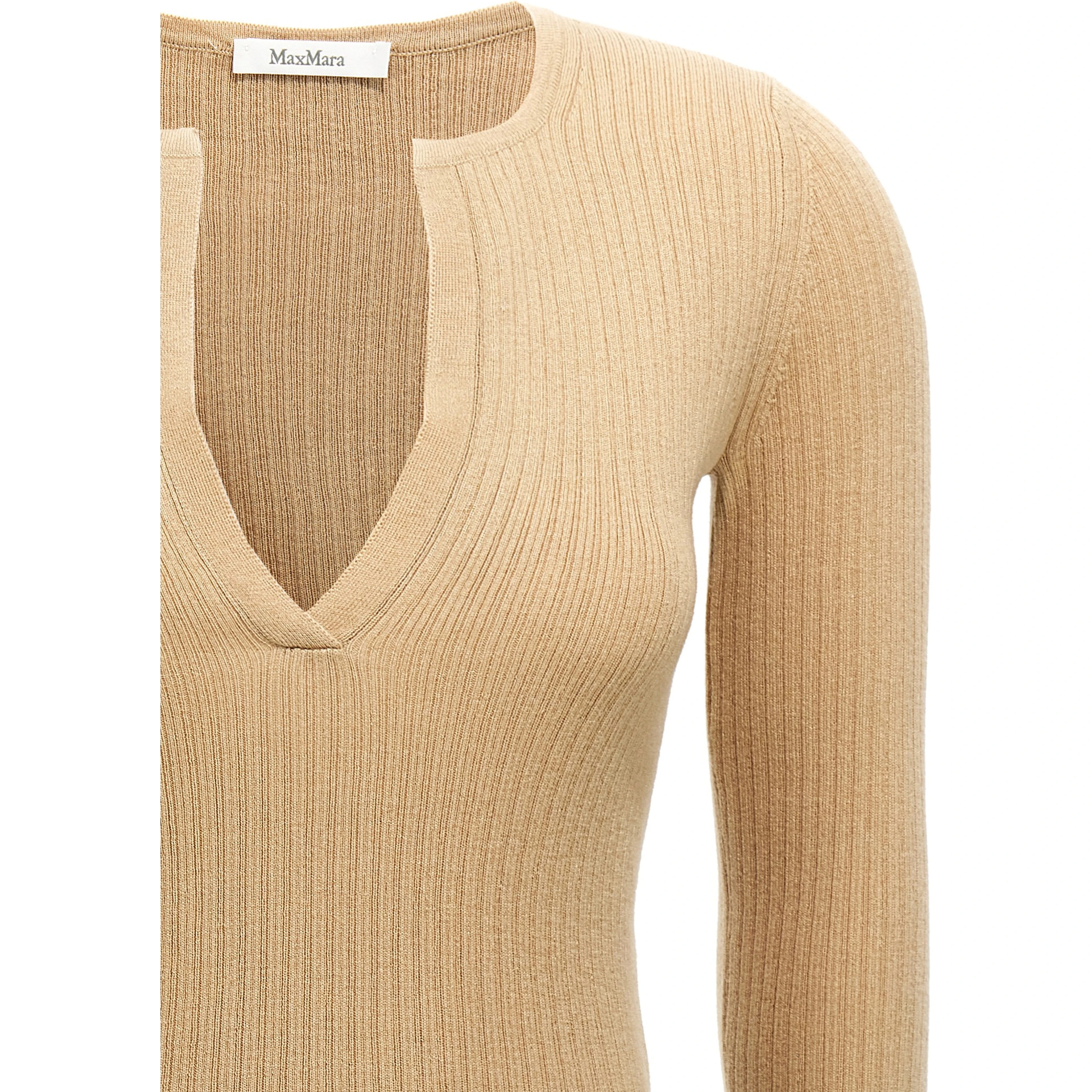 Beige Silk Cardigan