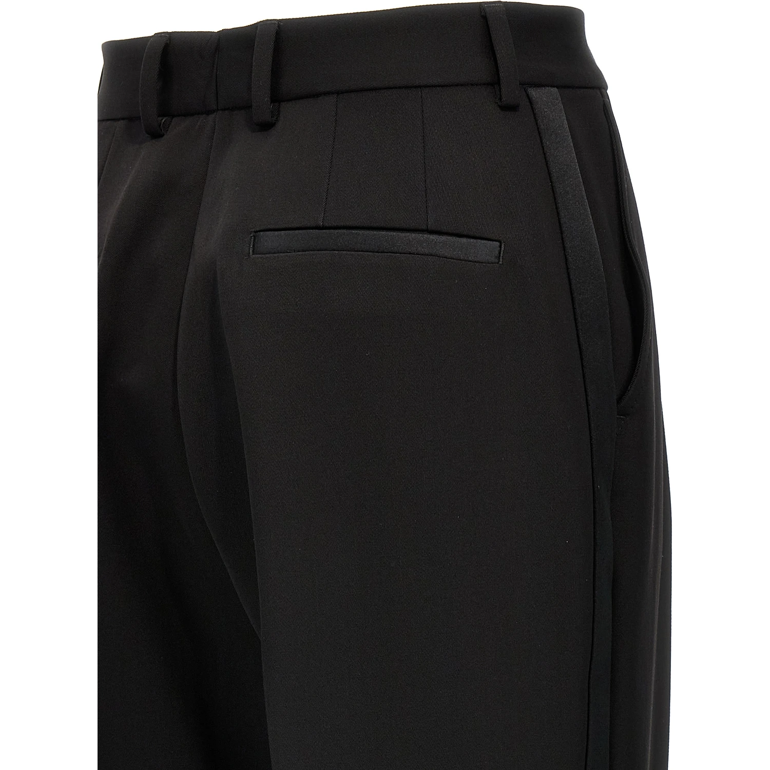 Black Virgin Wool Tuxedo