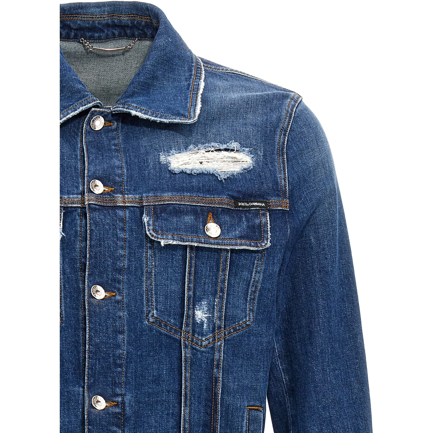 Blue Cotton Denim Jacket