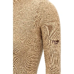 Beige Wool Short Dress