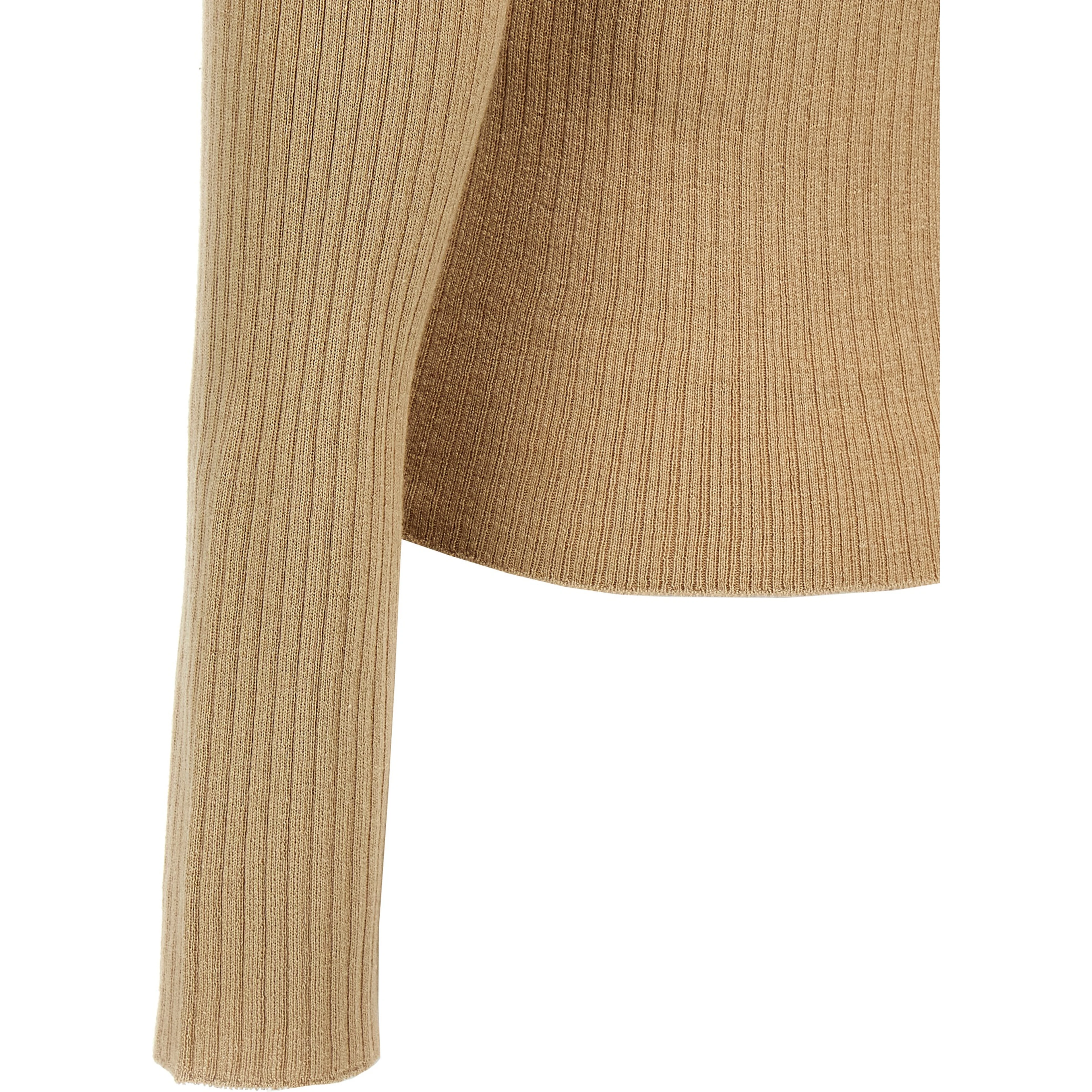 Beige Silk Cardigan