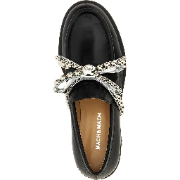 Black Leather Slip-On Loafers