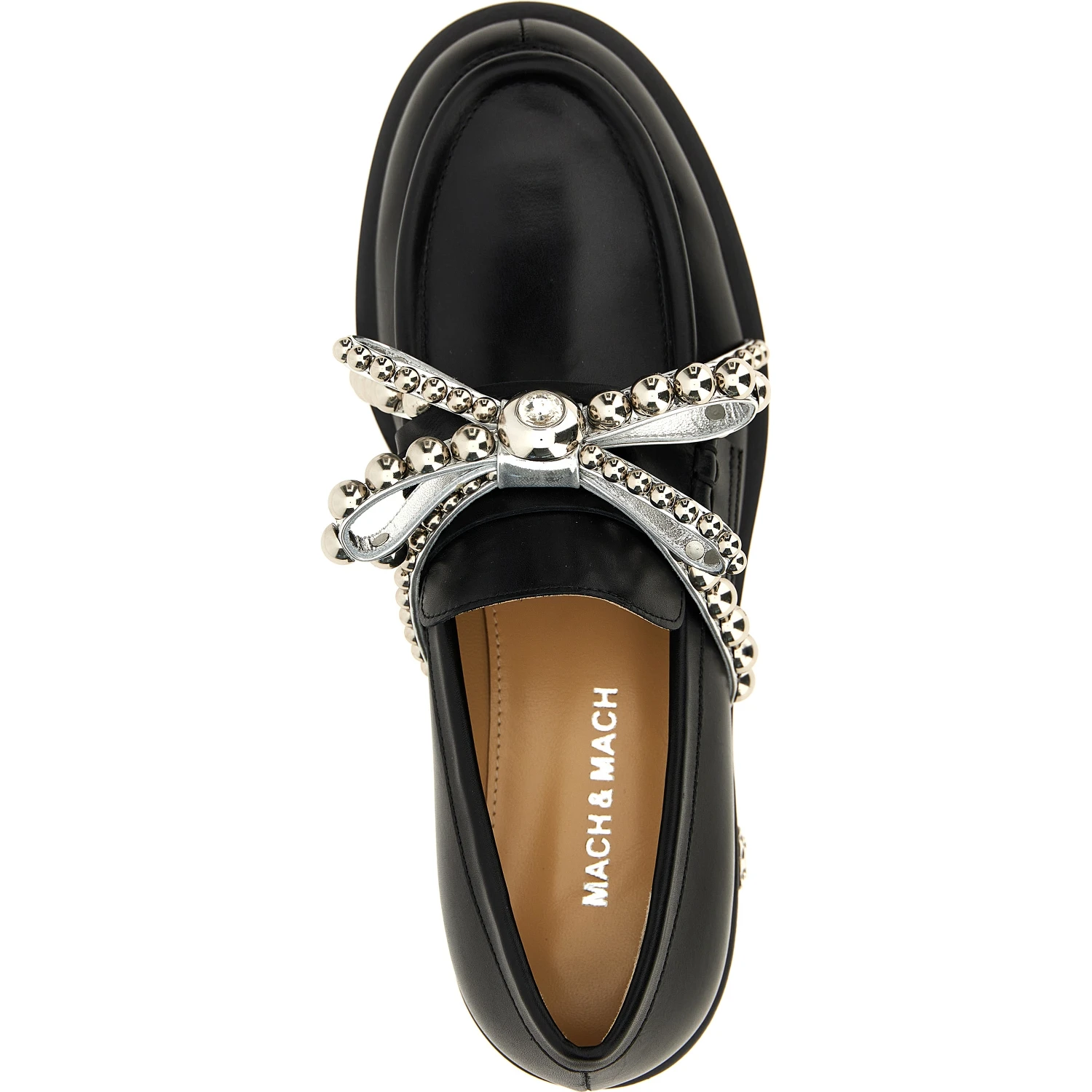 Black Leather Slip-On Loafers