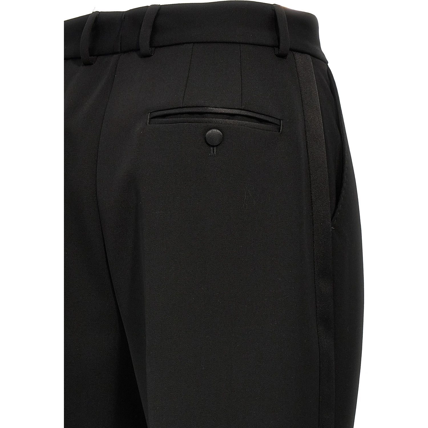 Black Virgin Wool Tuxedo