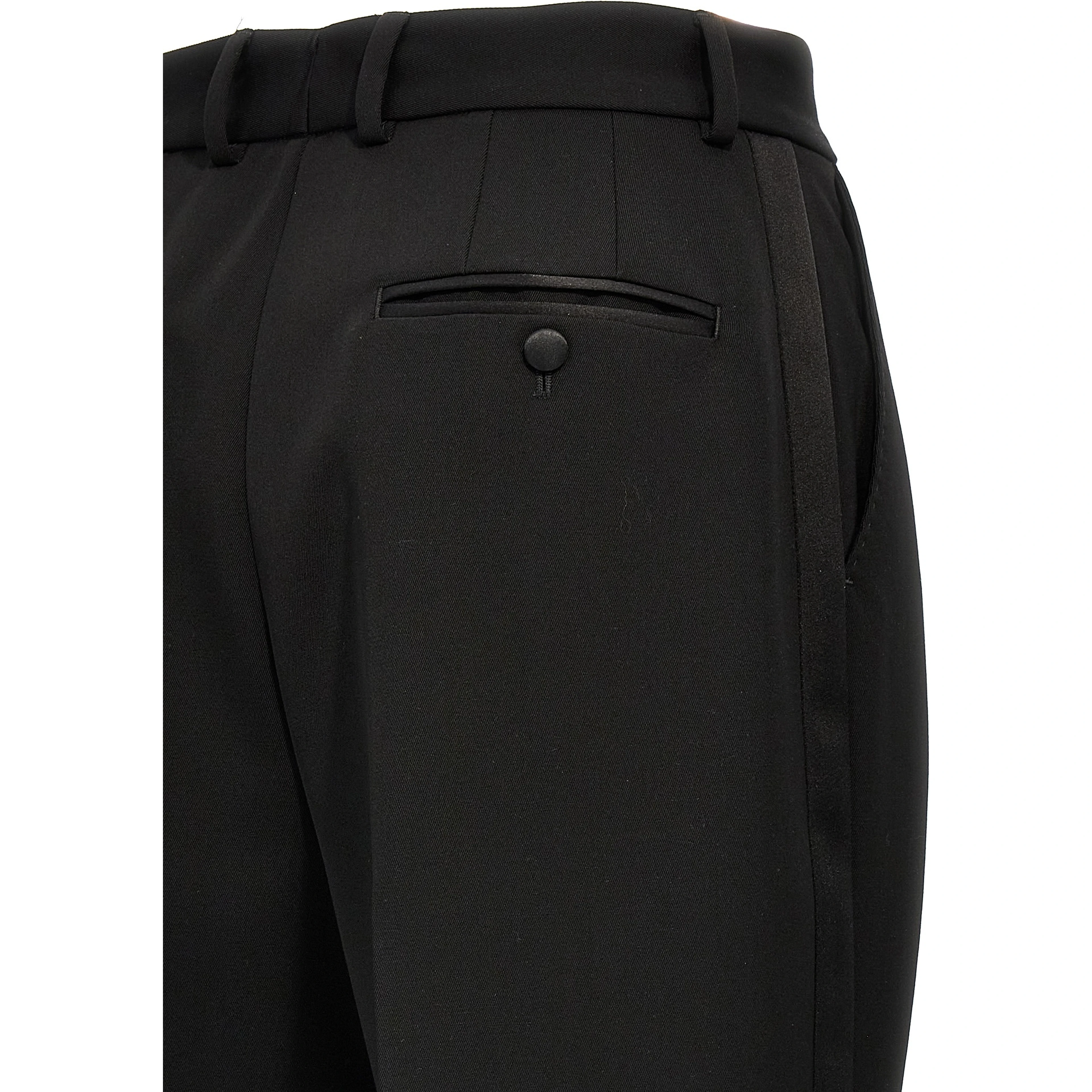 Black Virgin Wool Tuxedo