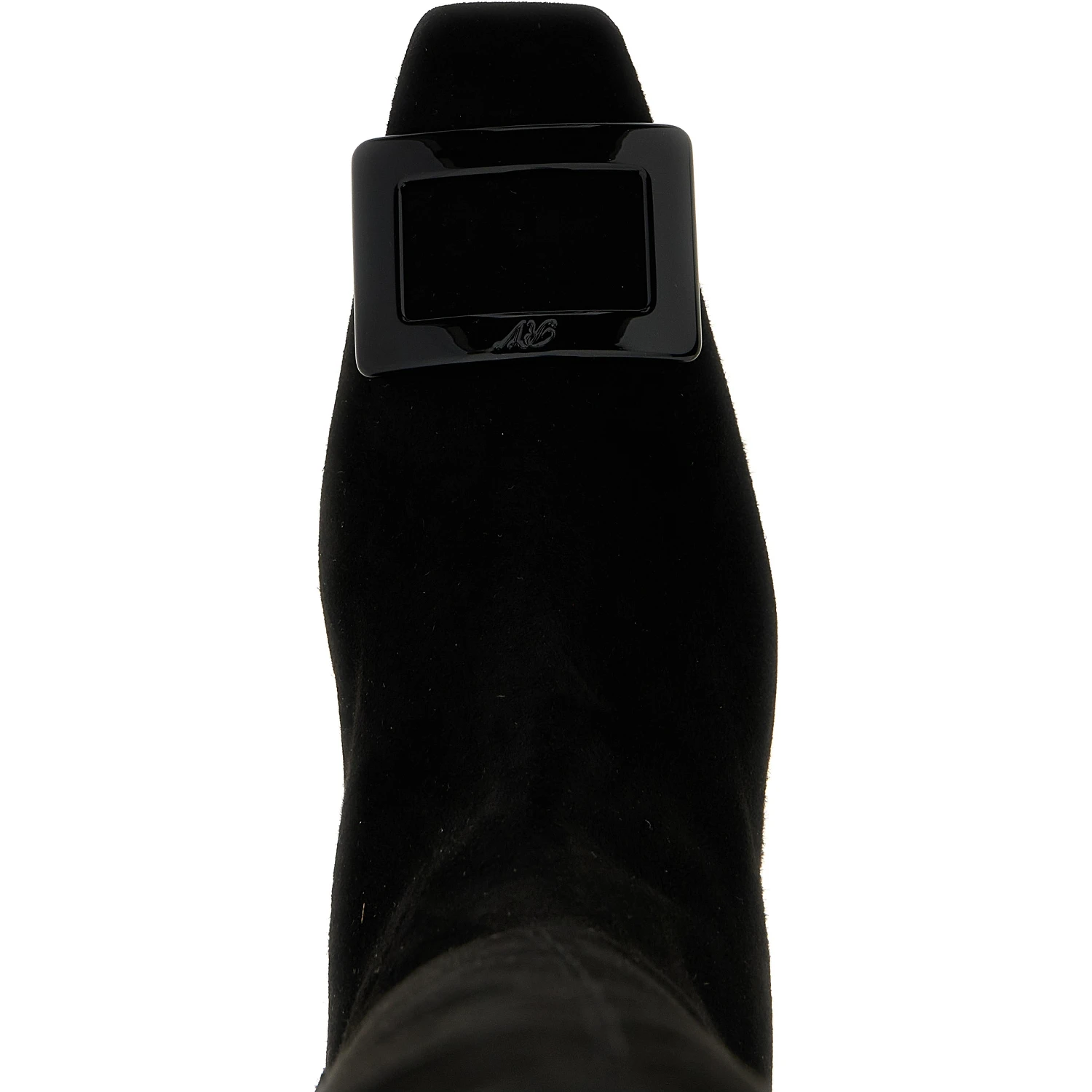 Black Goatskin Over The Knee