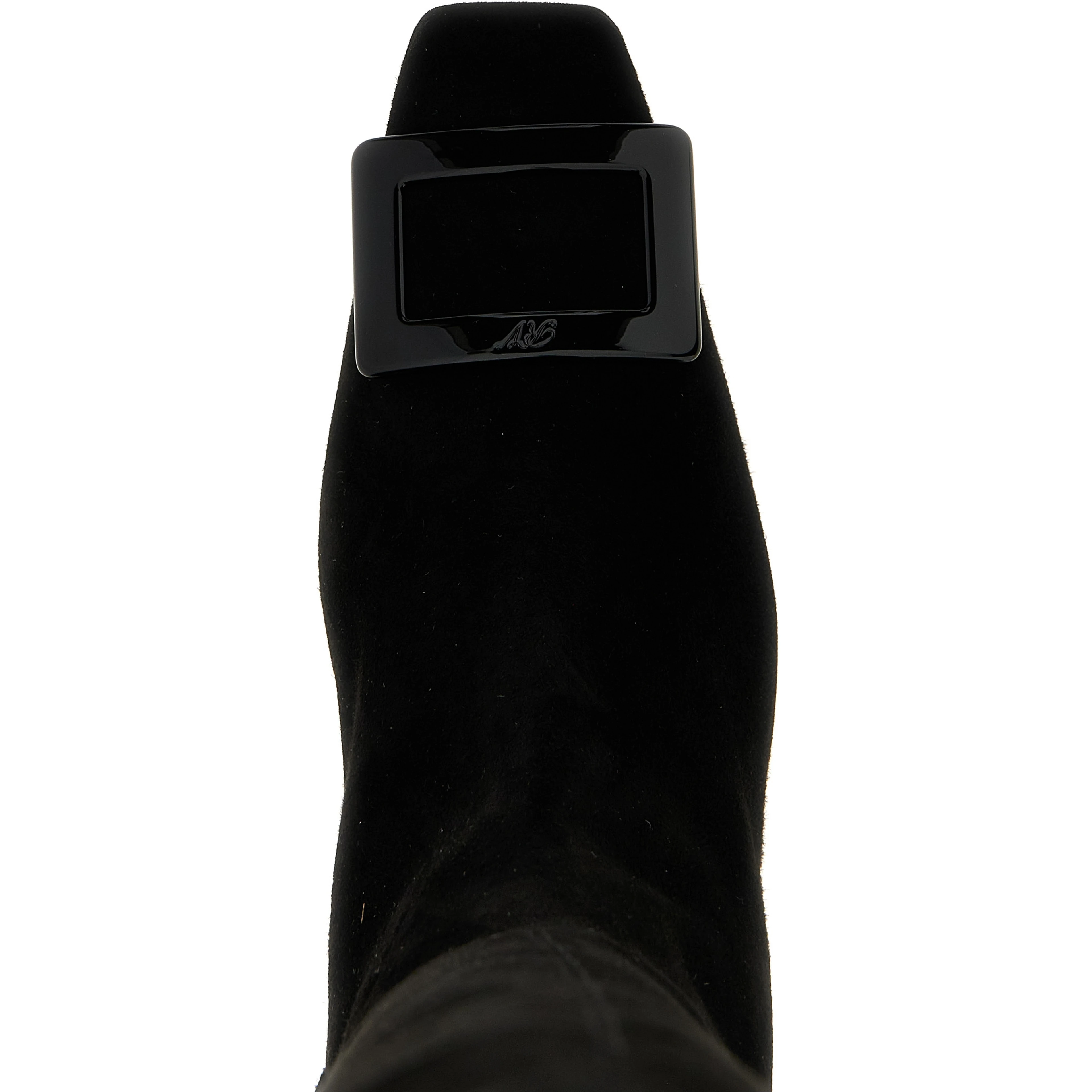 Black Goatskin Over The Knee