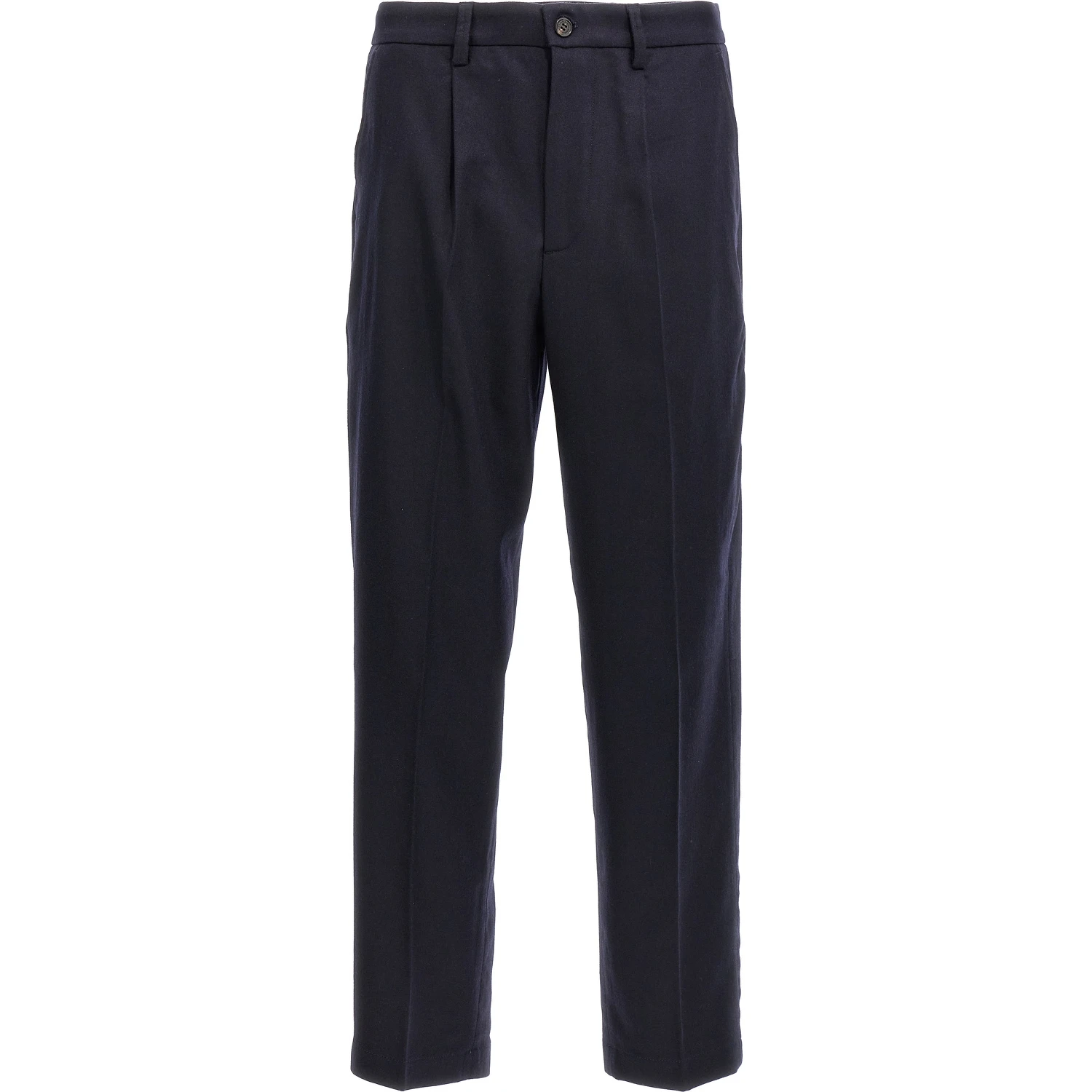 Blue Wool Dress Pants