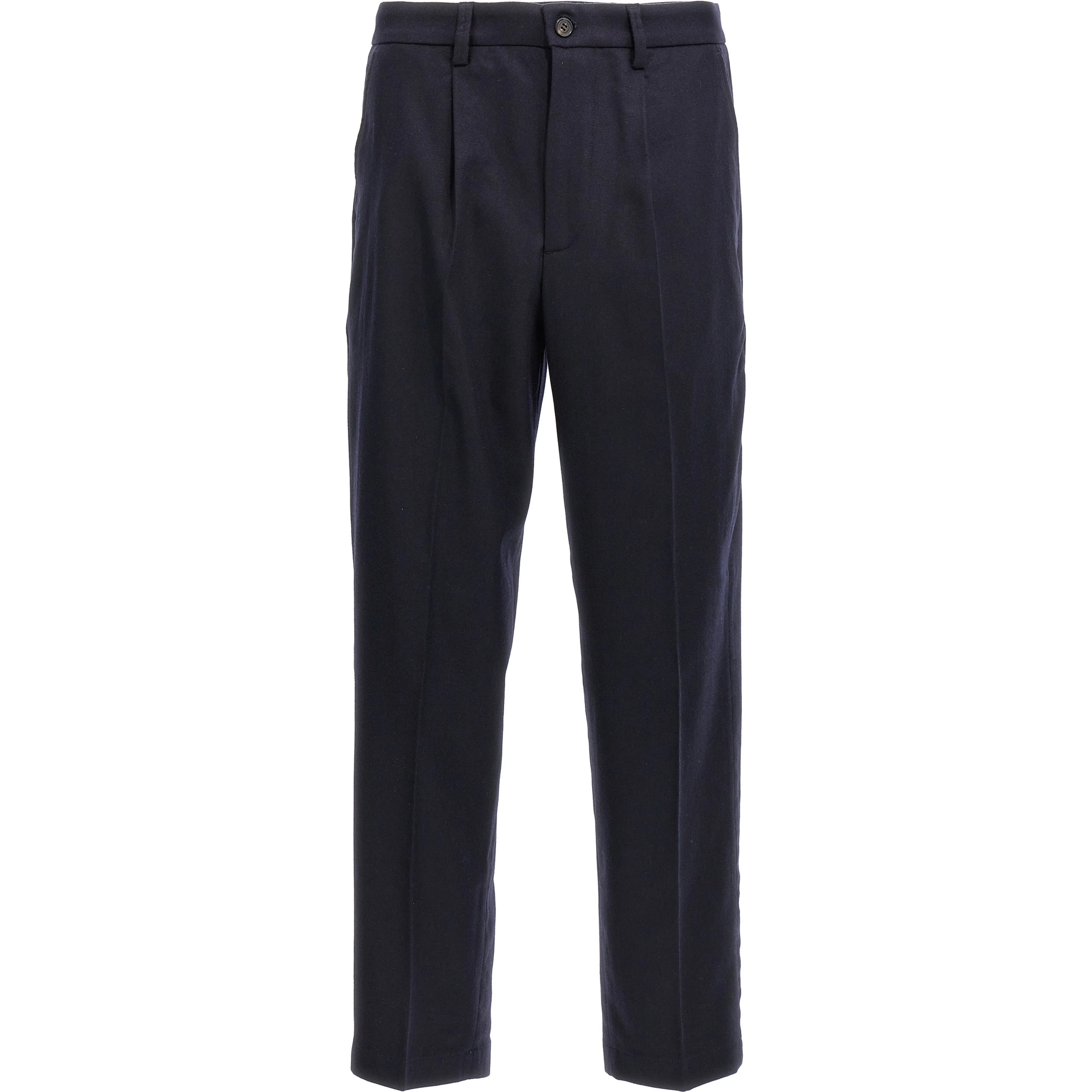 Blue Wool Dress Pants