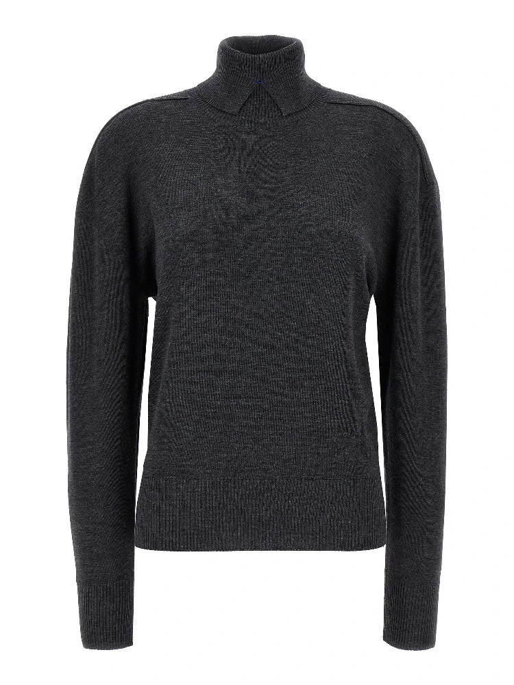 Gray Wool Cardigan