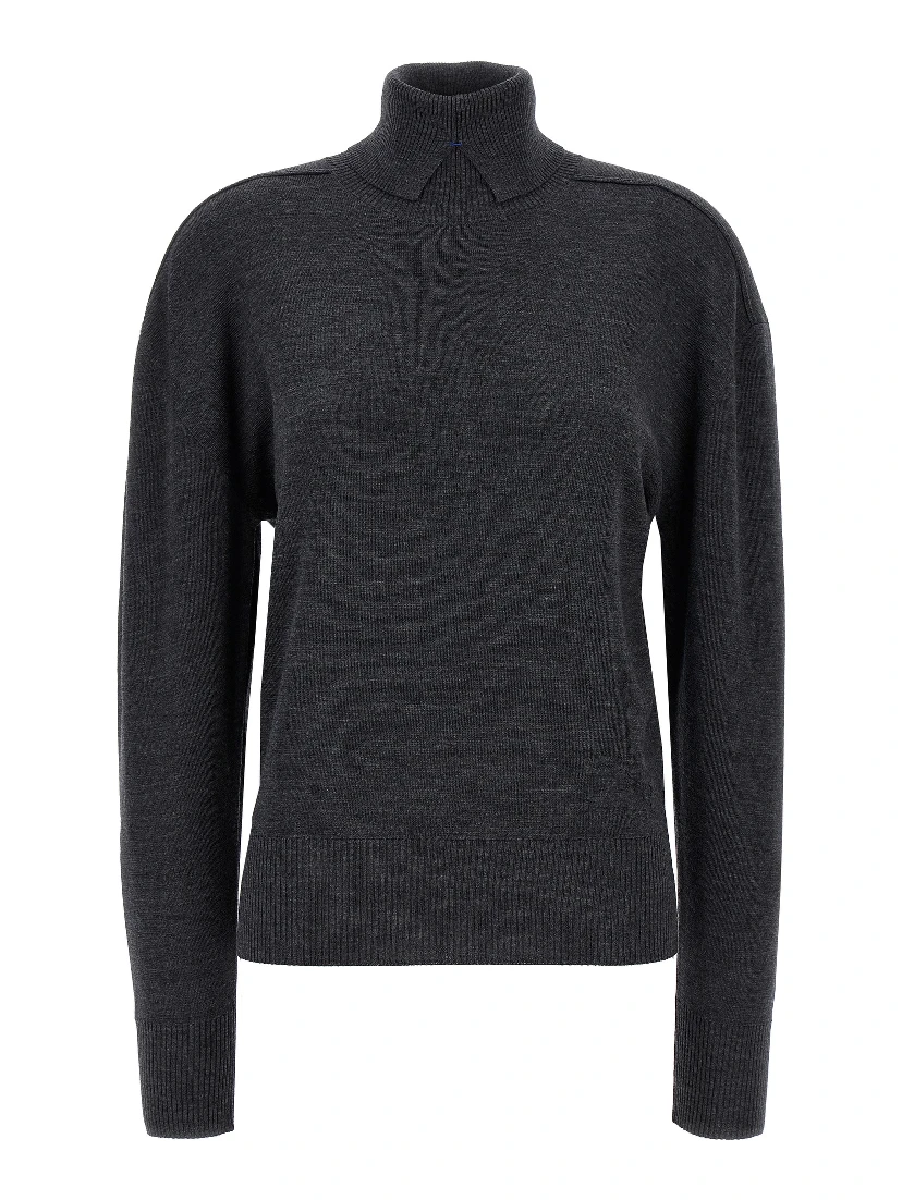 Gray Wool Cardigan