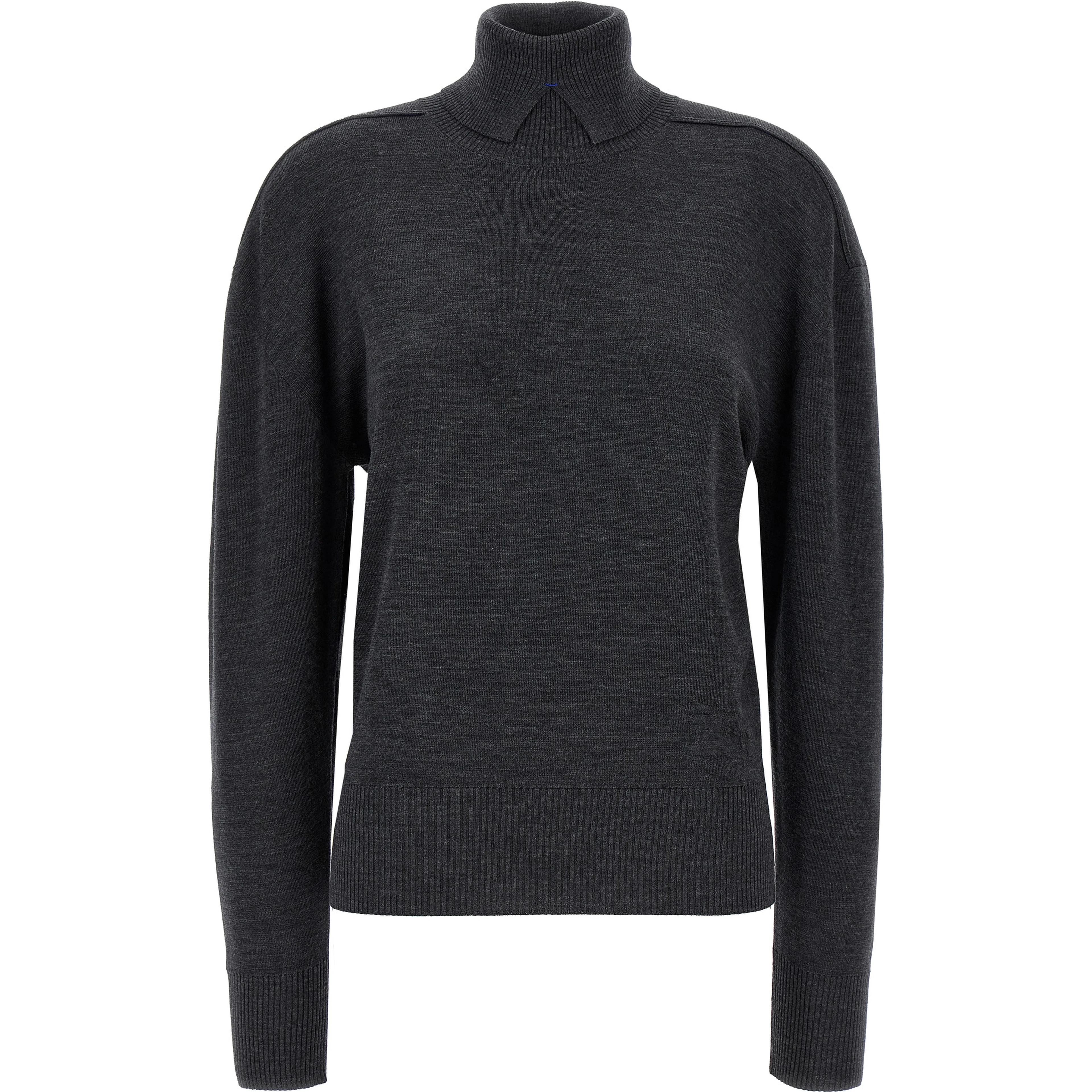 Gray Wool Cardigan