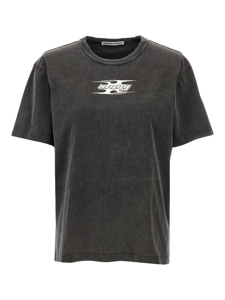 Gray Cotton T-Shirt