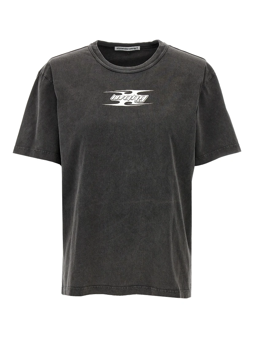 Gray Cotton T-Shirt