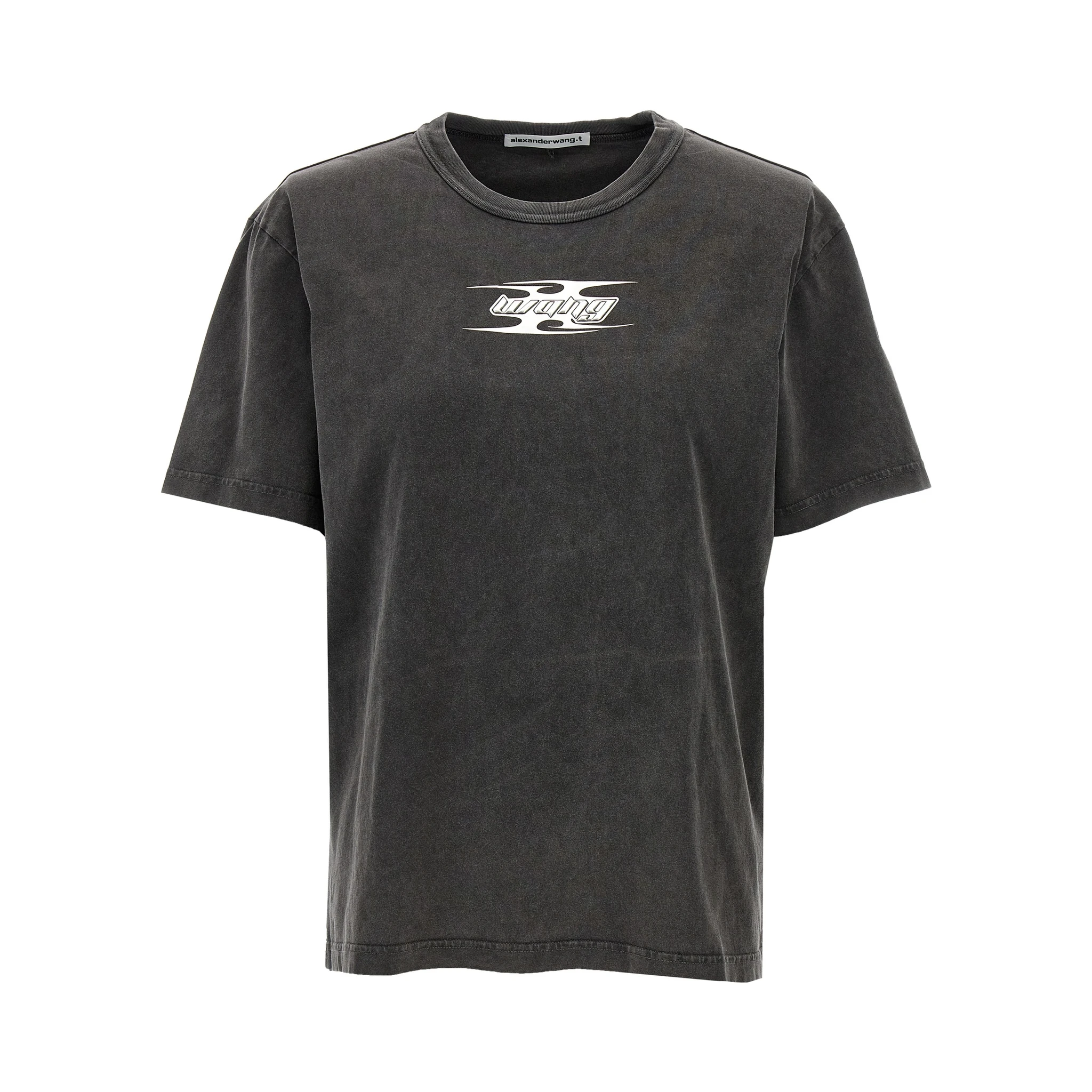 Gray Cotton T-Shirt