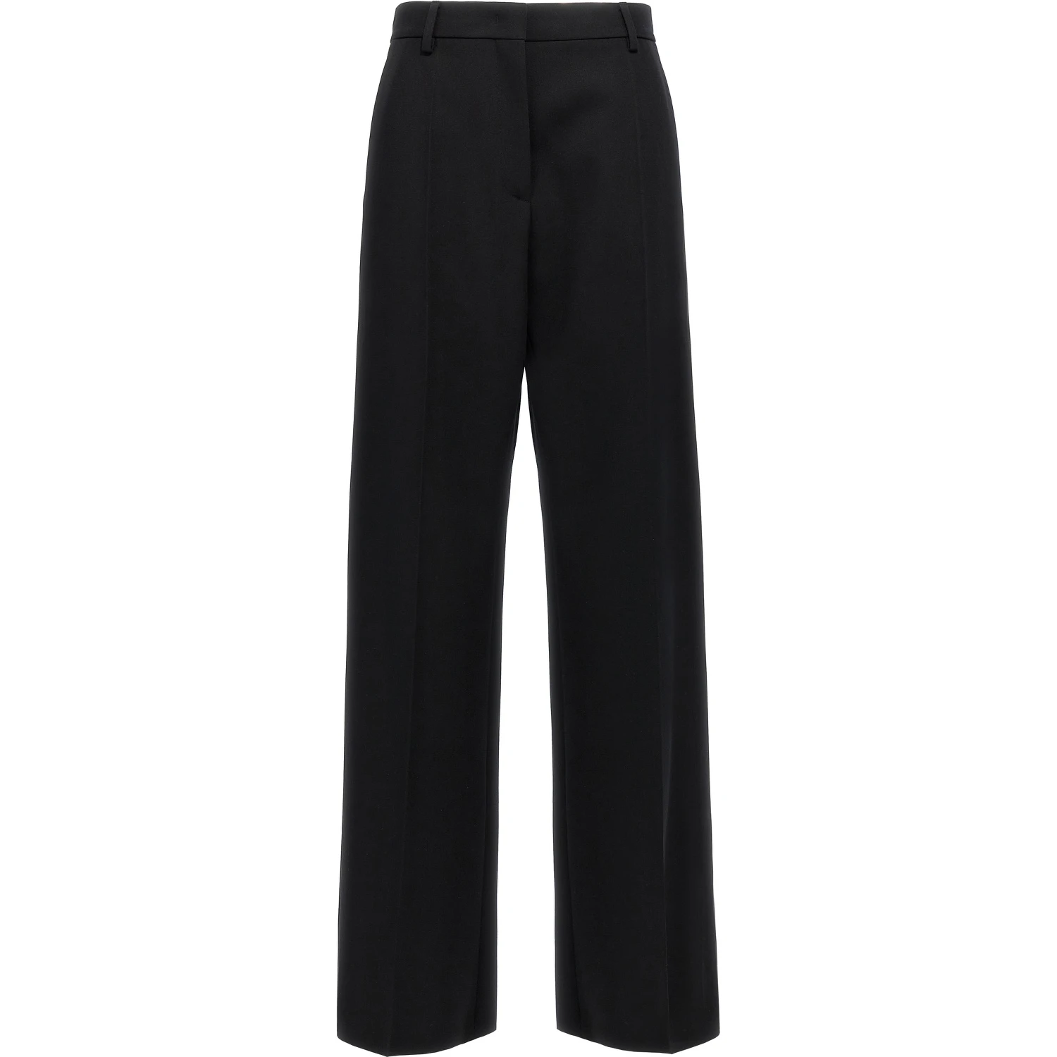 Black Virgin Wool Dress Pants