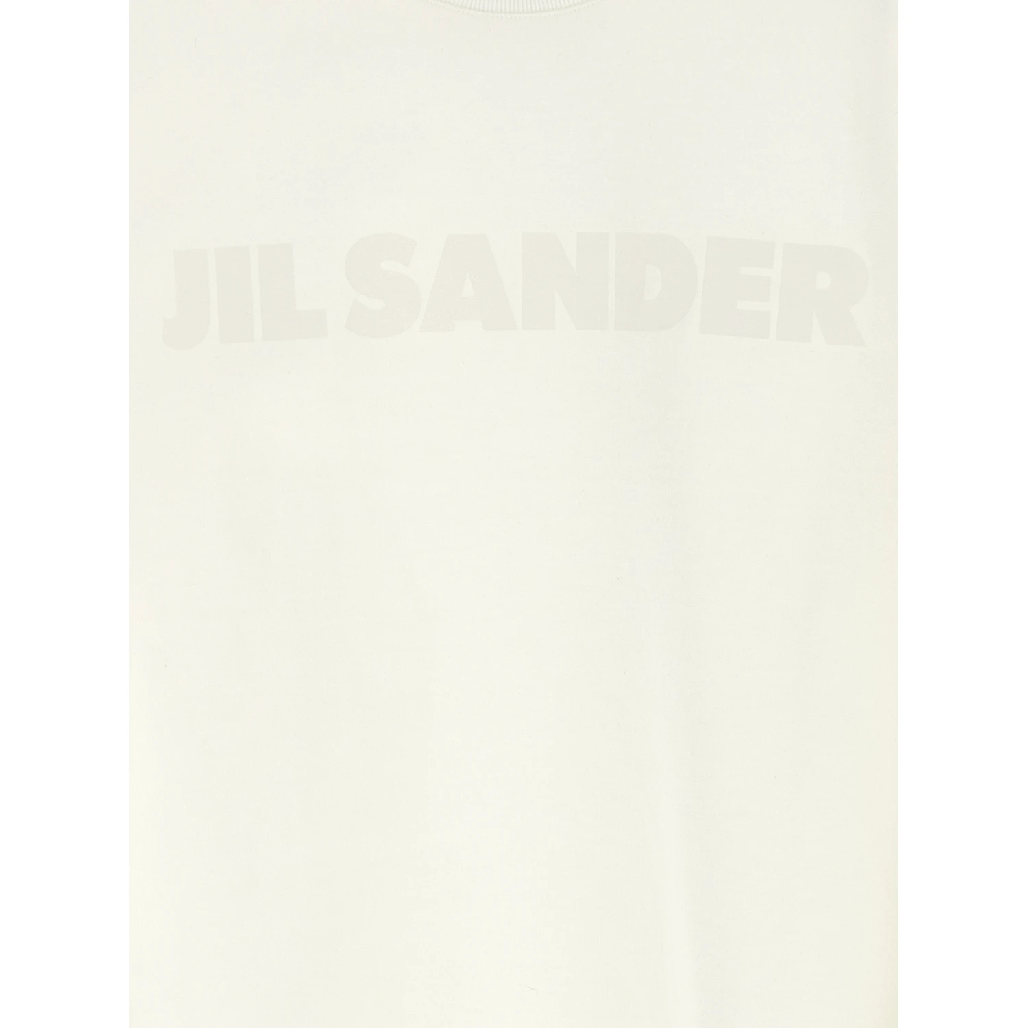 White Cotton Long Sleeve T-Shirt