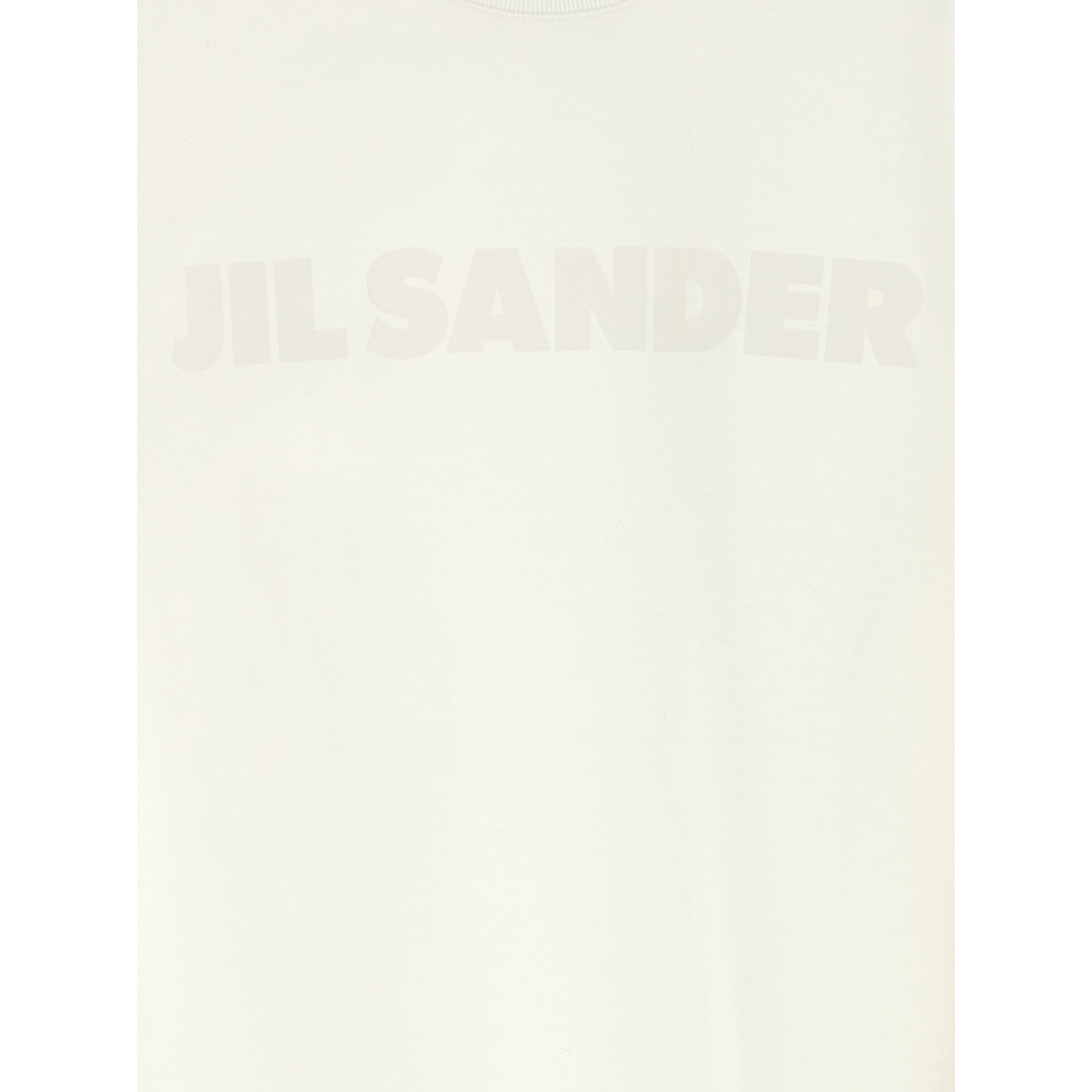 White Cotton Long Sleeve T-Shirt