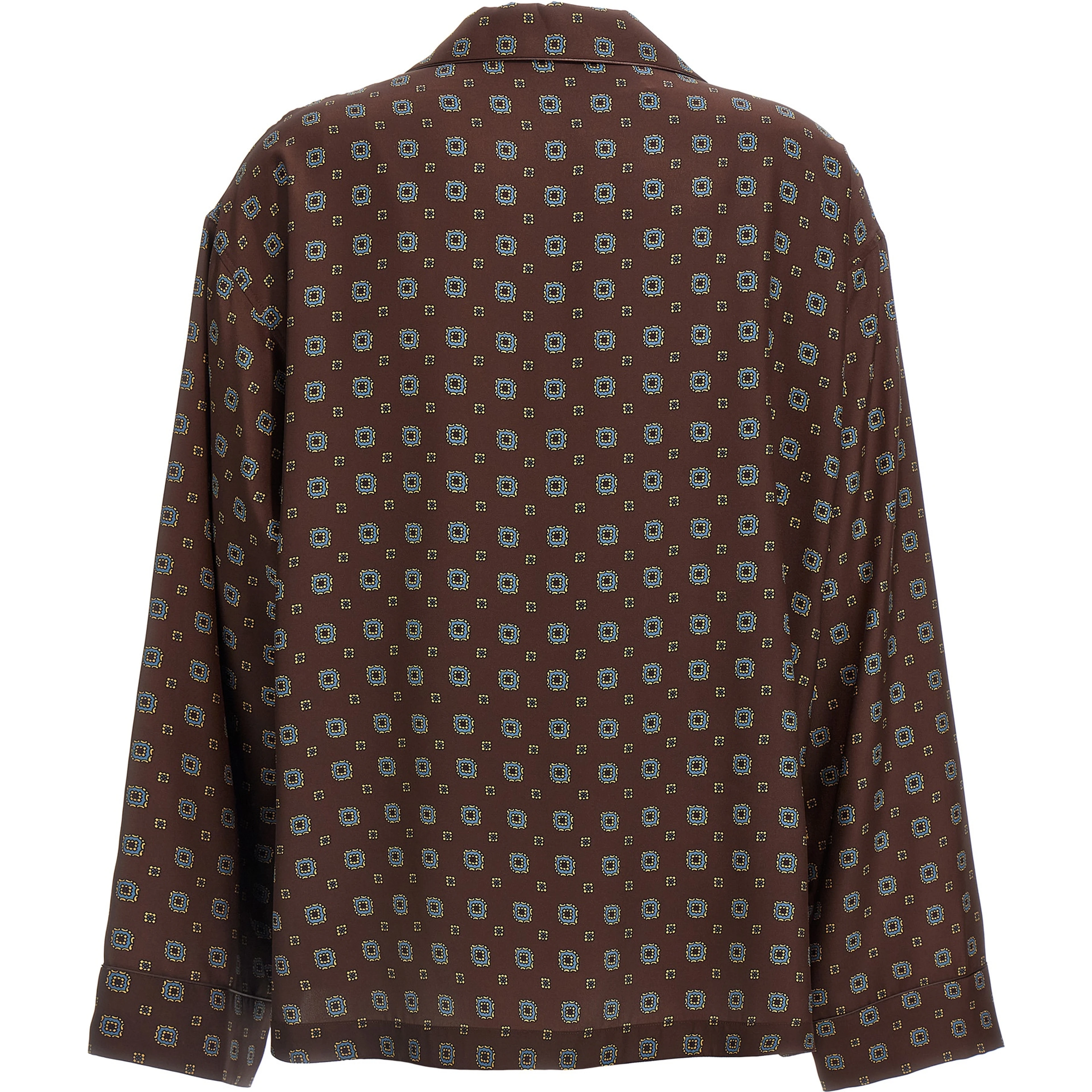 Brown Silk Blouse